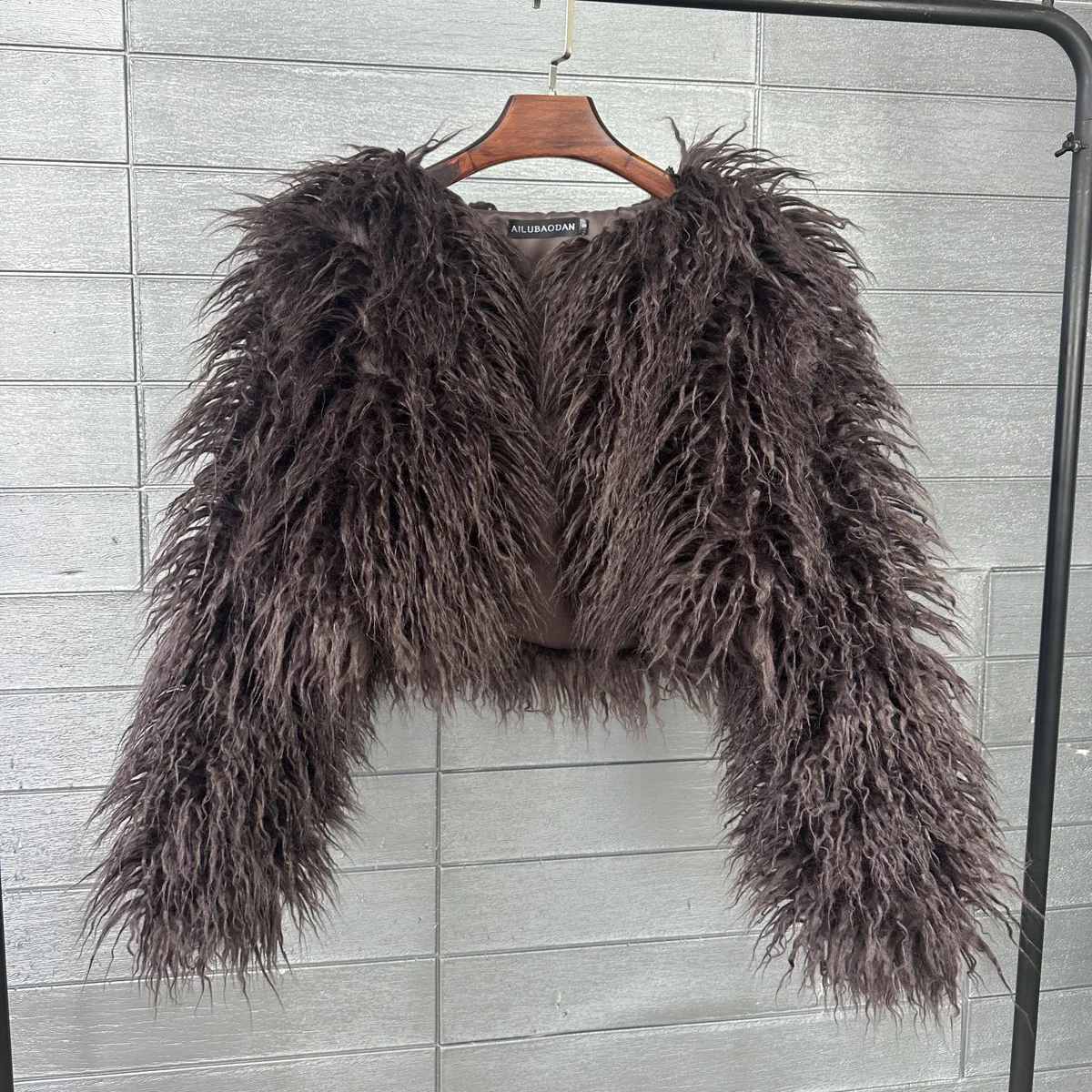 Short Coat Women Faux Fur Coats Jackets V Neck Thick Warm Y2k Streetwear Jacket Elegant Work Outerwear Autumn Winter 2026