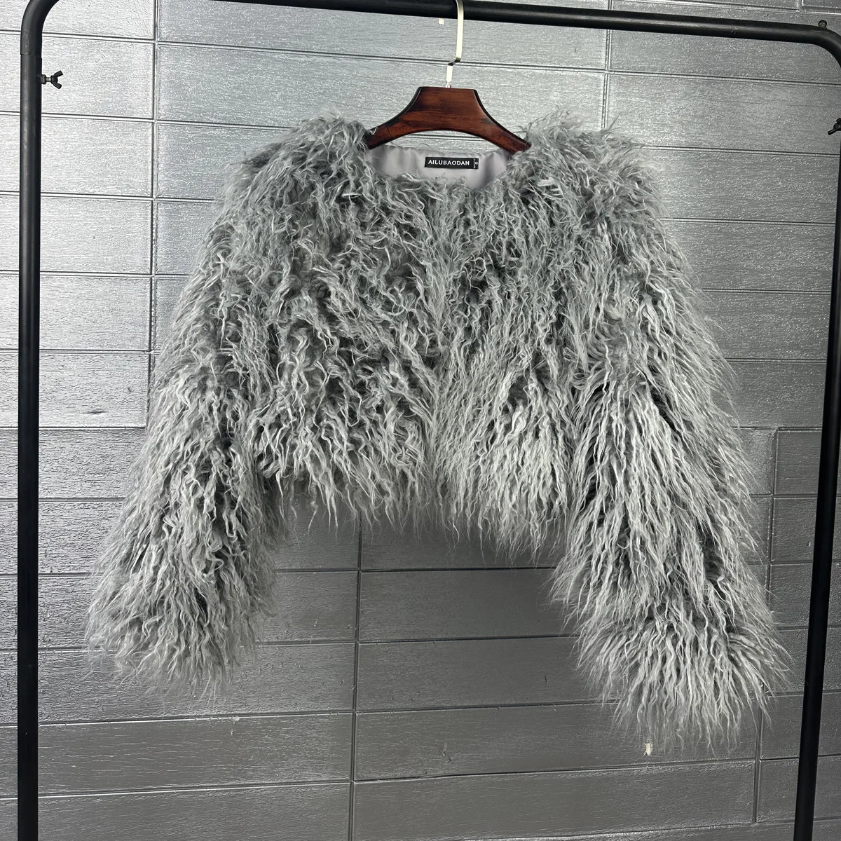 Short Coat Women Faux Fur Coats Jackets V Neck Thick Warm Y2k Streetwear Jacket Elegant Work Outerwear Autumn Winter 2026