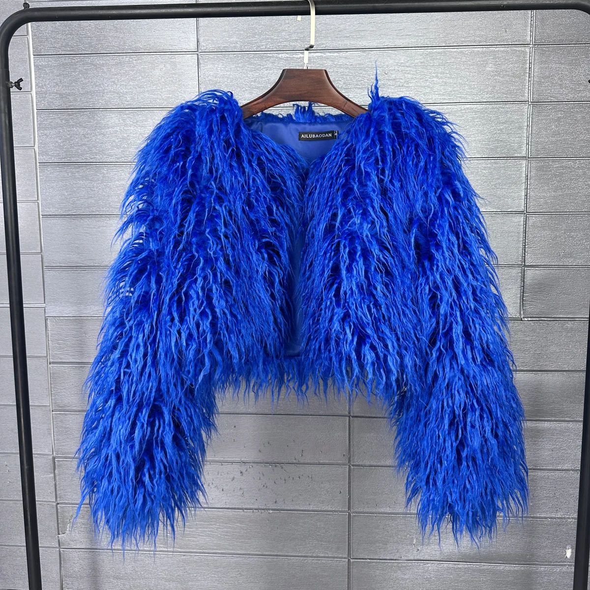 Short Coat Women Faux Fur Coats Jackets V Neck Thick Warm Y2k Streetwear Jacket Elegant Work Outerwear Autumn Winter 2026