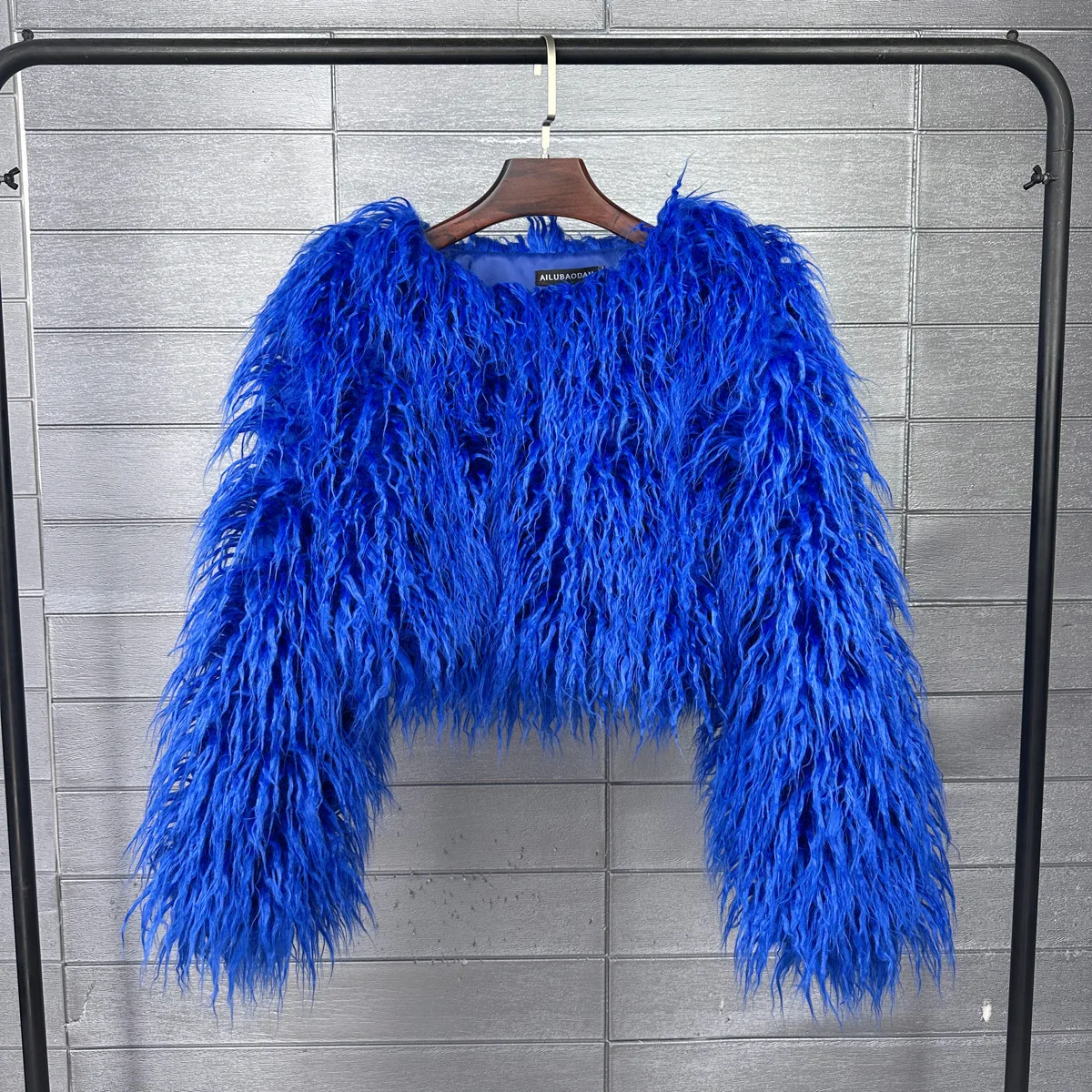 Short Coat Women Faux Fur Coats Jackets V Neck Thick Warm Y2k Streetwear Jacket Elegant Work Outerwear Autumn Winter 2026