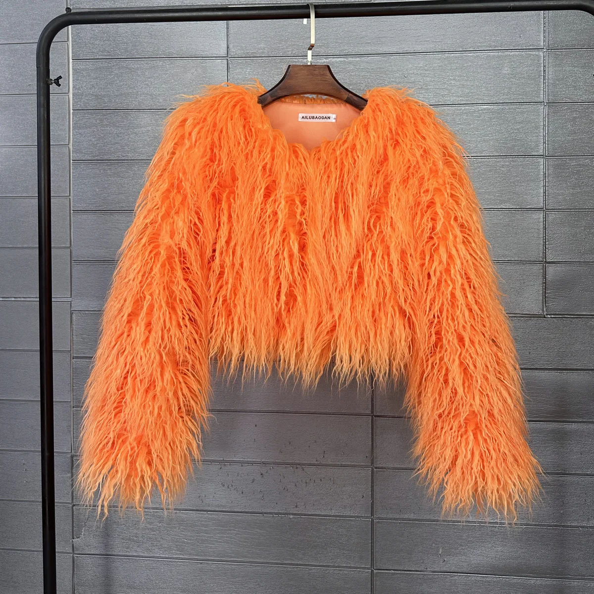 Short Coat Women Faux Fur Coats Jackets V Neck Thick Warm Y2k Streetwear Jacket Elegant Work Outerwear Autumn Winter 2026