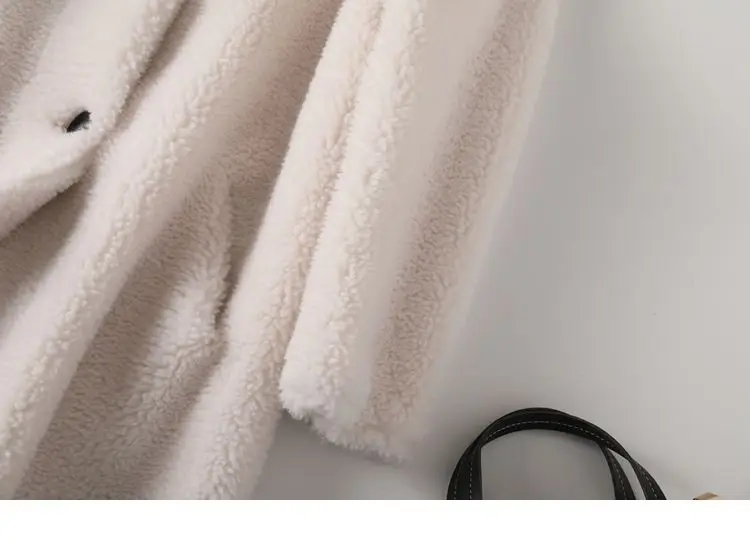 2027 Winter Natural Wool Coats for Woman Mid Length Hooded Fur Coat Woman Clothes High Quality Outerwears Abrigo Mujer