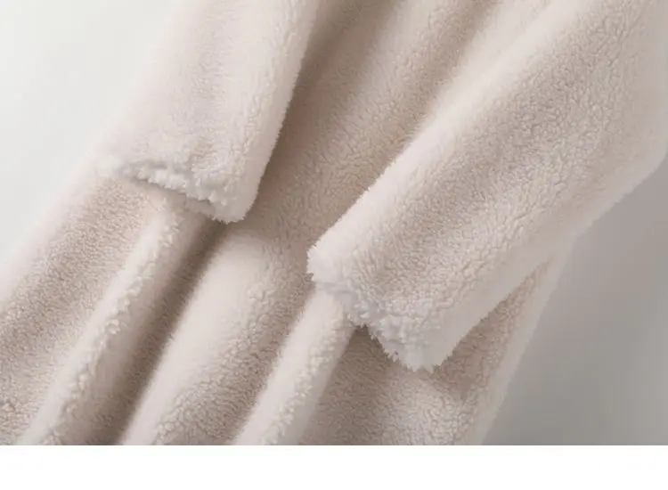 2027 Winter Natural Wool Coats for Woman Mid Length Hooded Fur Coat Woman Clothes High Quality Outerwears Abrigo Mujer