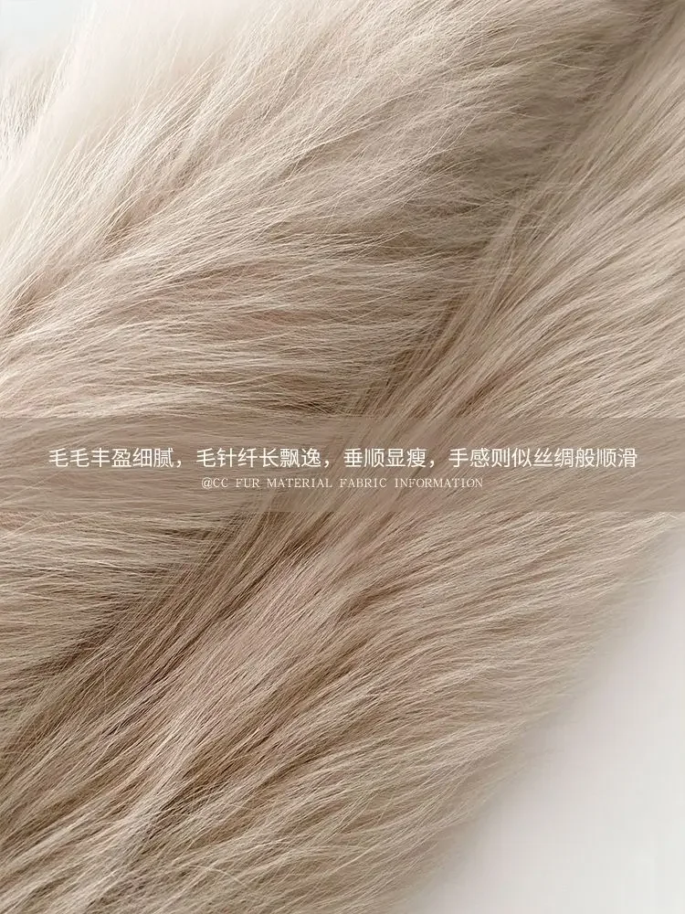 Faux Fur Coat Women Clothing Y2K Autumn New Fashion Casual Imitation Fox Fur Jacket Crop Loose All Match Warm Female Winter