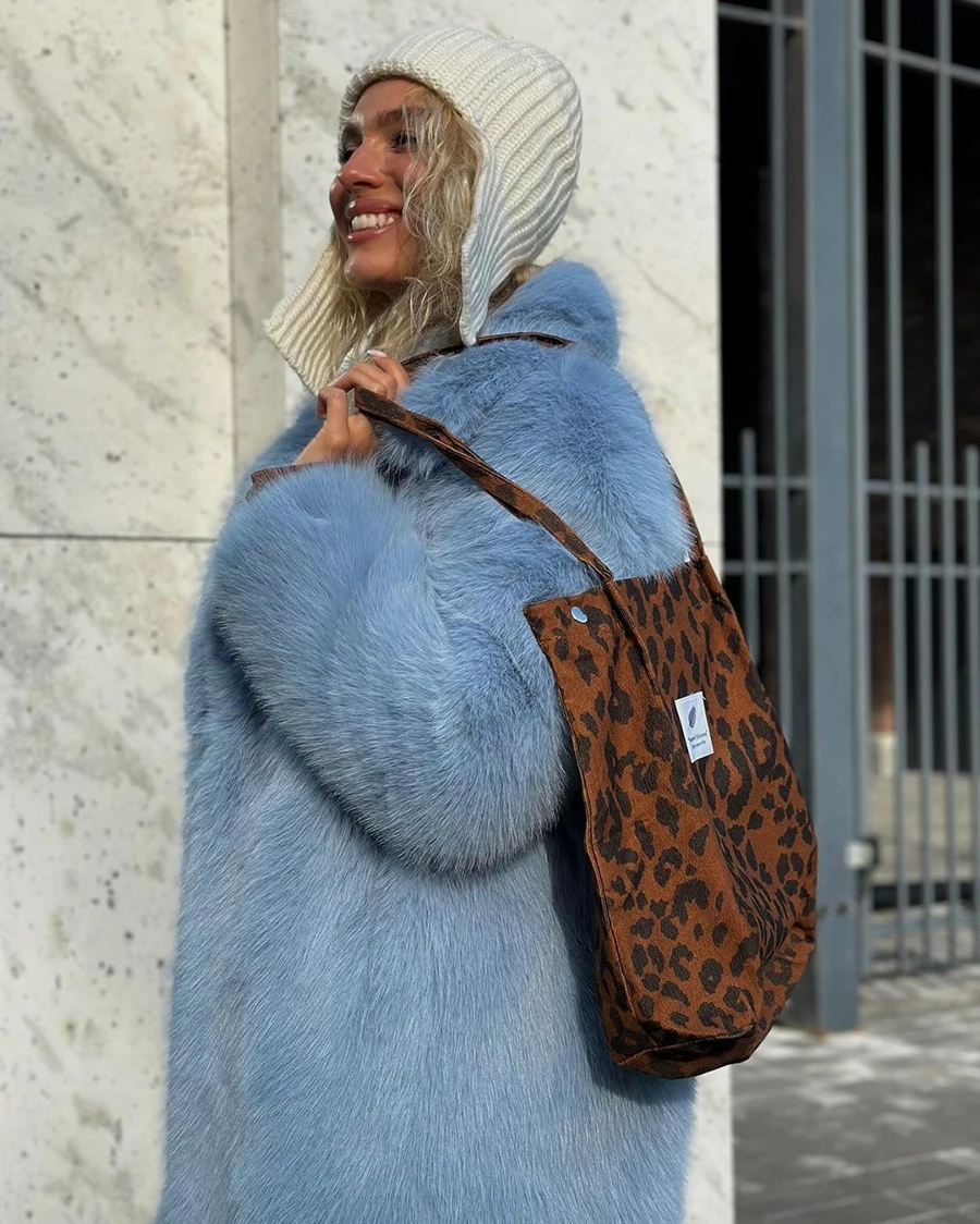 ZADORIN Luxury Winter Furry Warm Faux Fur Coat Woman Lapel Mid Long Soft Fluffy Jacket Faux Fur Coats Woman Clothes Outerwears