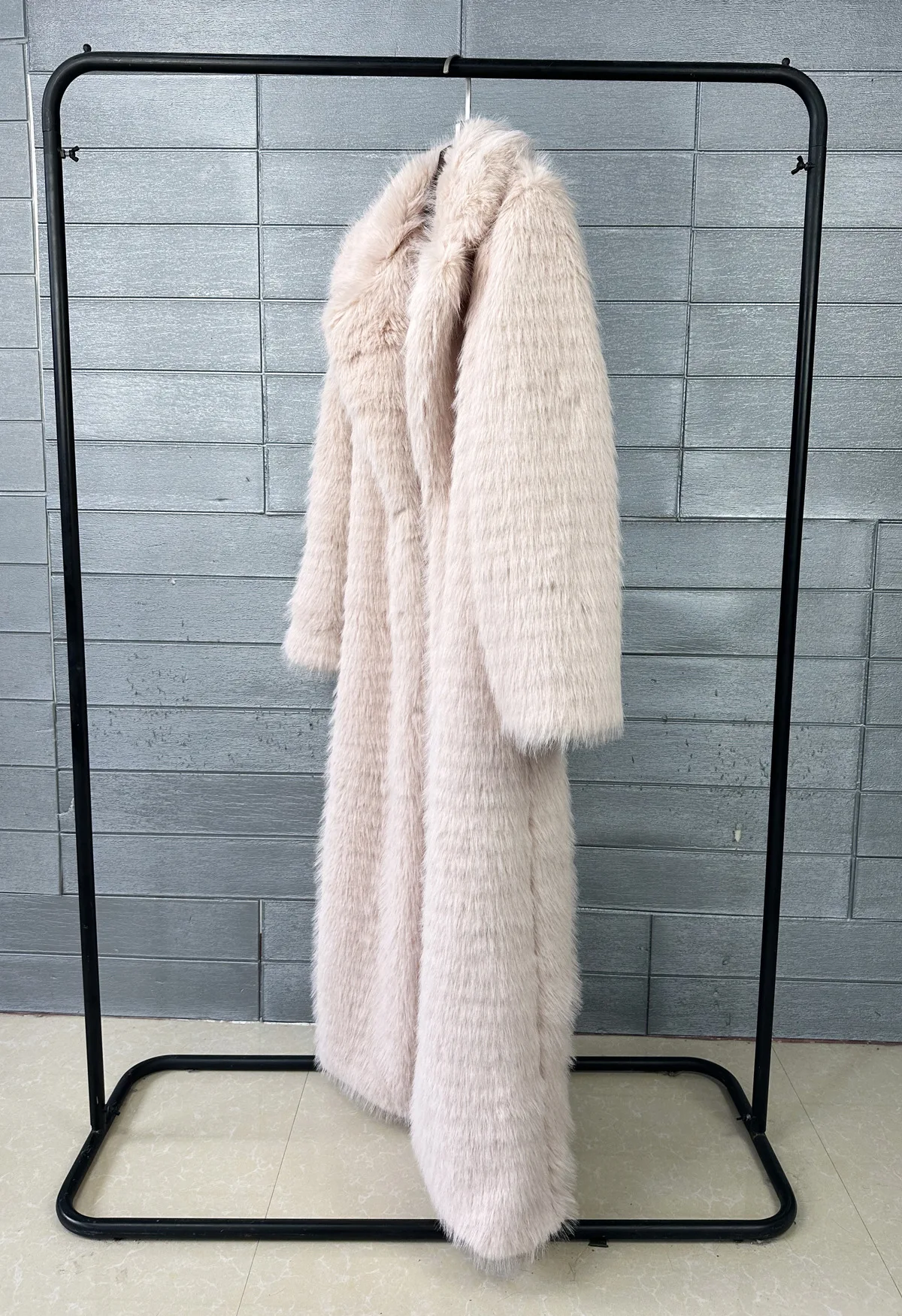 Women Faux Fur Long Coats Jackets Turn Down Collar Coat Thick Warm Y2k Streetwear Jacket Elegant Casual Loose Autumn Winter