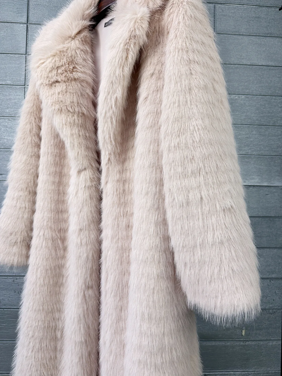 Women Faux Fur Long Coats Jackets Turn Down Collar Coat Thick Warm Y2k Streetwear Jacket Elegant Casual Loose Autumn Winter