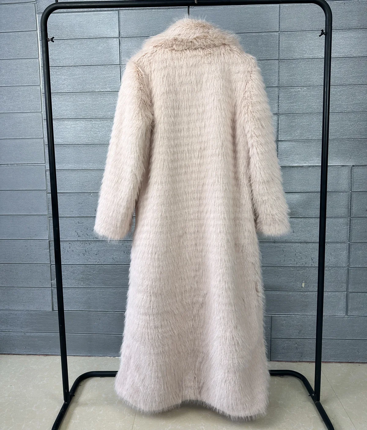 Women Faux Fur Long Coats Jackets Turn Down Collar Coat Thick Warm Y2k Streetwear Jacket Elegant Casual Loose Autumn Winter