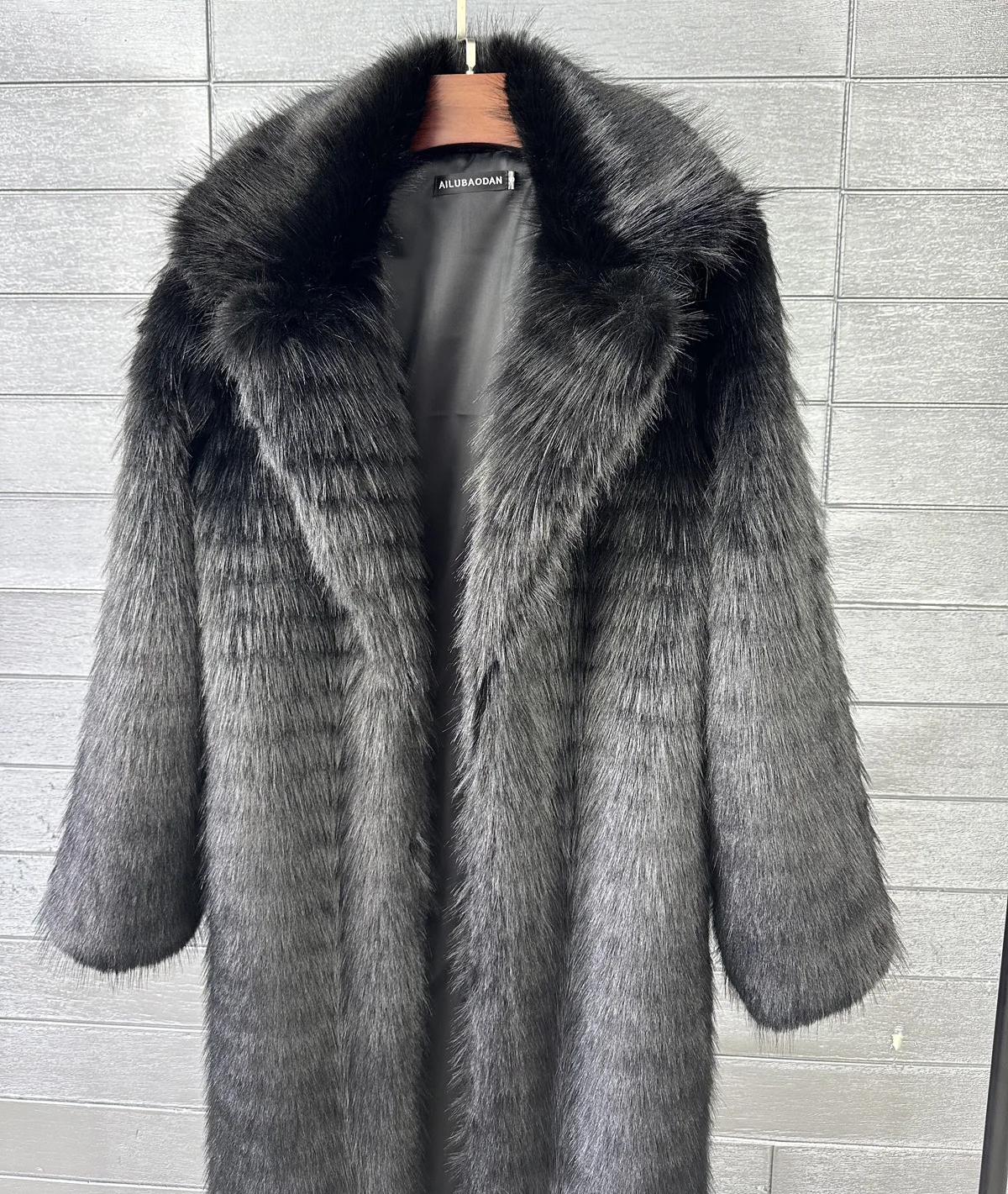 Women Faux Fur Long Coats Jackets Turn Down Collar Coat Thick Warm Y2k Streetwear Jacket Elegant Casual Loose Autumn Winter