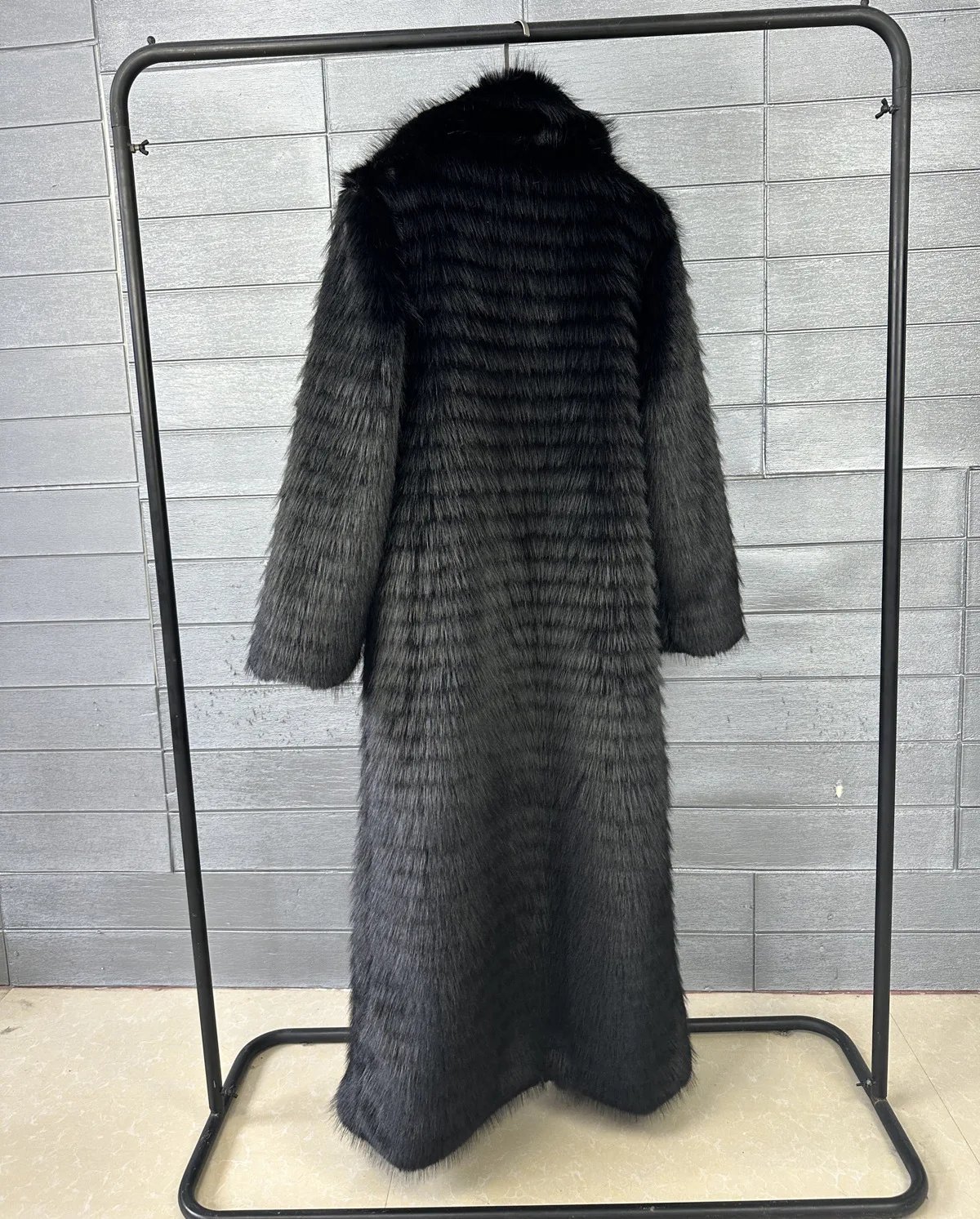 Women Faux Fur Long Coats Jackets Turn Down Collar Coat Thick Warm Y2k Streetwear Jacket Elegant Casual Loose Autumn Winter