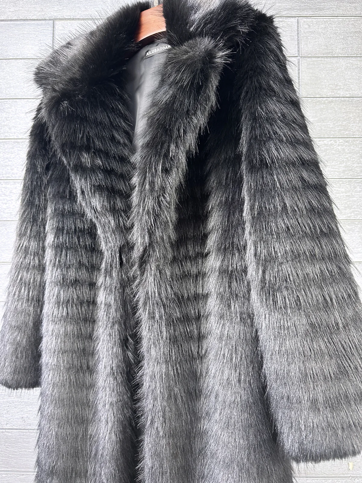 Women Faux Fur Long Coats Jackets Turn Down Collar Coat Thick Warm Y2k Streetwear Jacket Elegant Casual Loose Autumn Winter