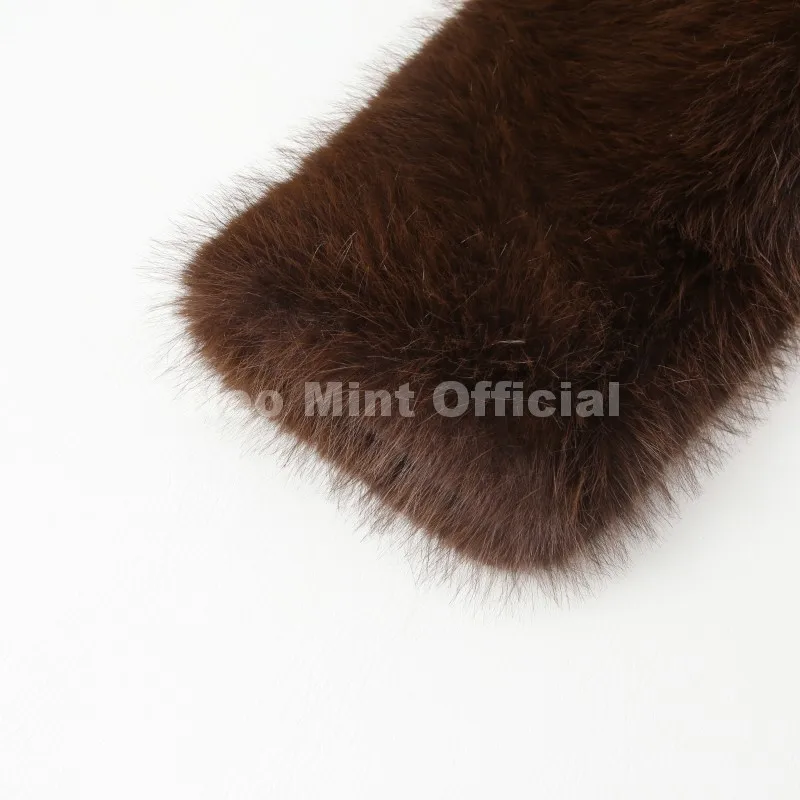 Neo Mint Ins Blogger Brand Fashion Burgundy Obsession Faux Fur Coat Women Winter 2025 Vintage Brown Fox Fur Jacket Warm Overcoat