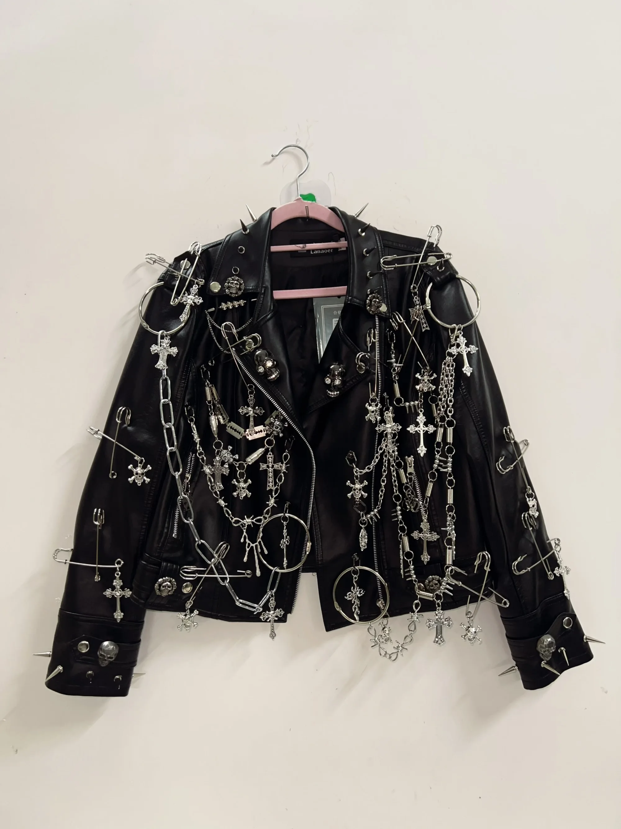 gothic clothes Gothic Jacket harajuku fashion Cross Jacket Skull Jacket vintage Jacket Punk Jacket y2k Jacket y2k fashion