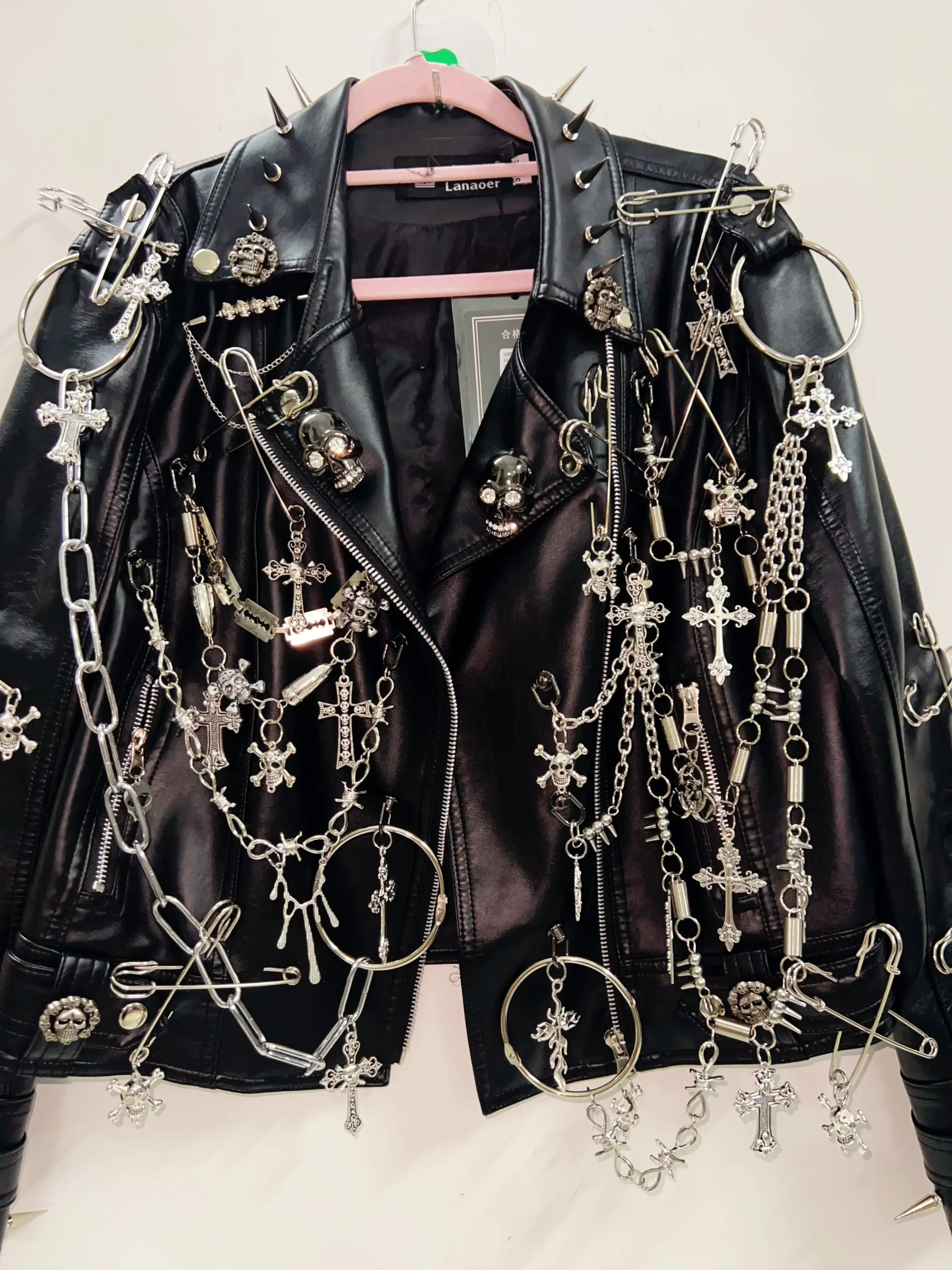 gothic clothes Gothic Jacket harajuku fashion Cross Jacket Skull Jacket vintage Jacket Punk Jacket y2k Jacket y2k fashion