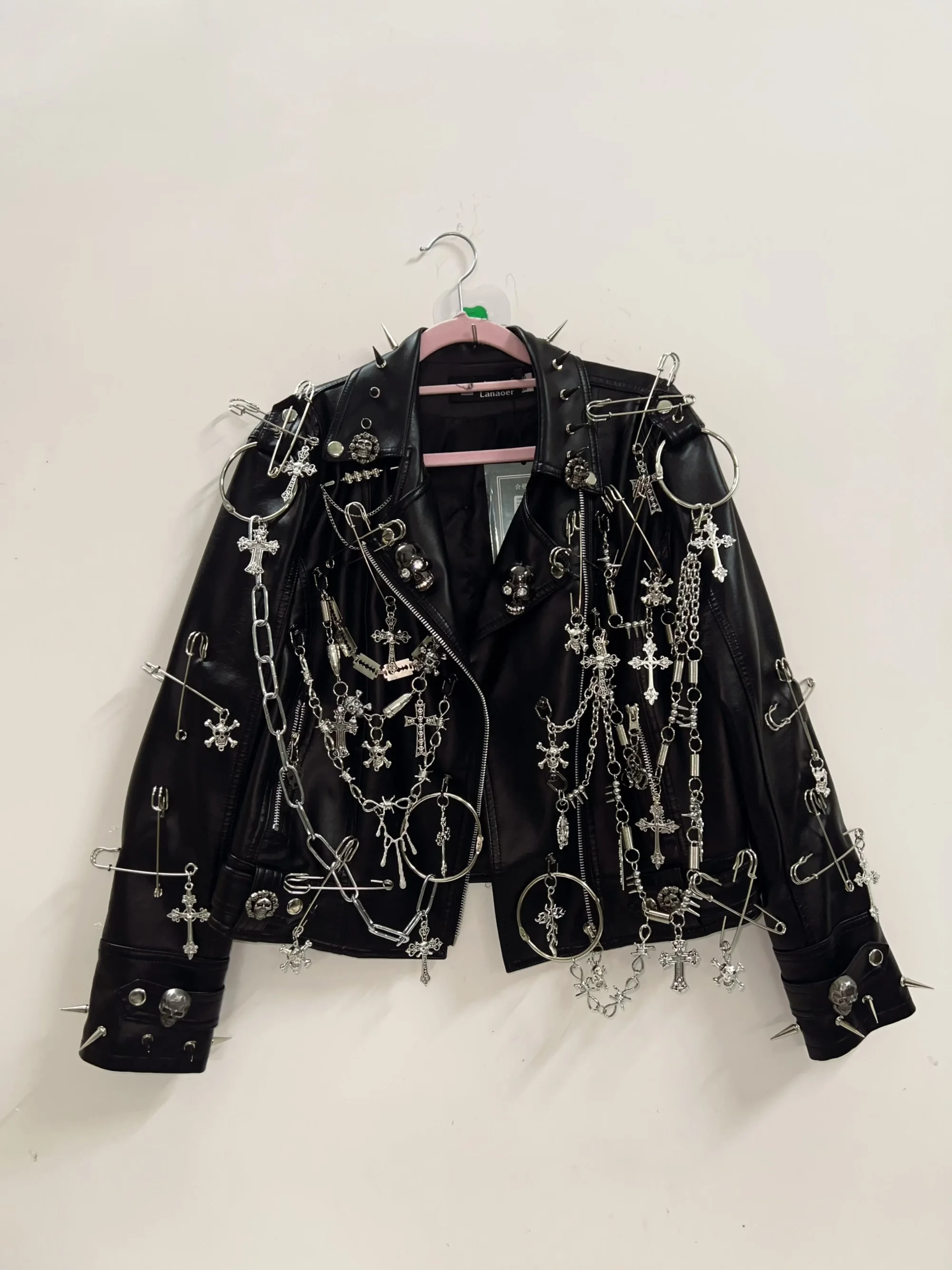 gothic clothes Gothic Jacket harajuku fashion Cross Jacket Skull Jacket vintage Jacket Punk Jacket y2k Jacket y2k fashion