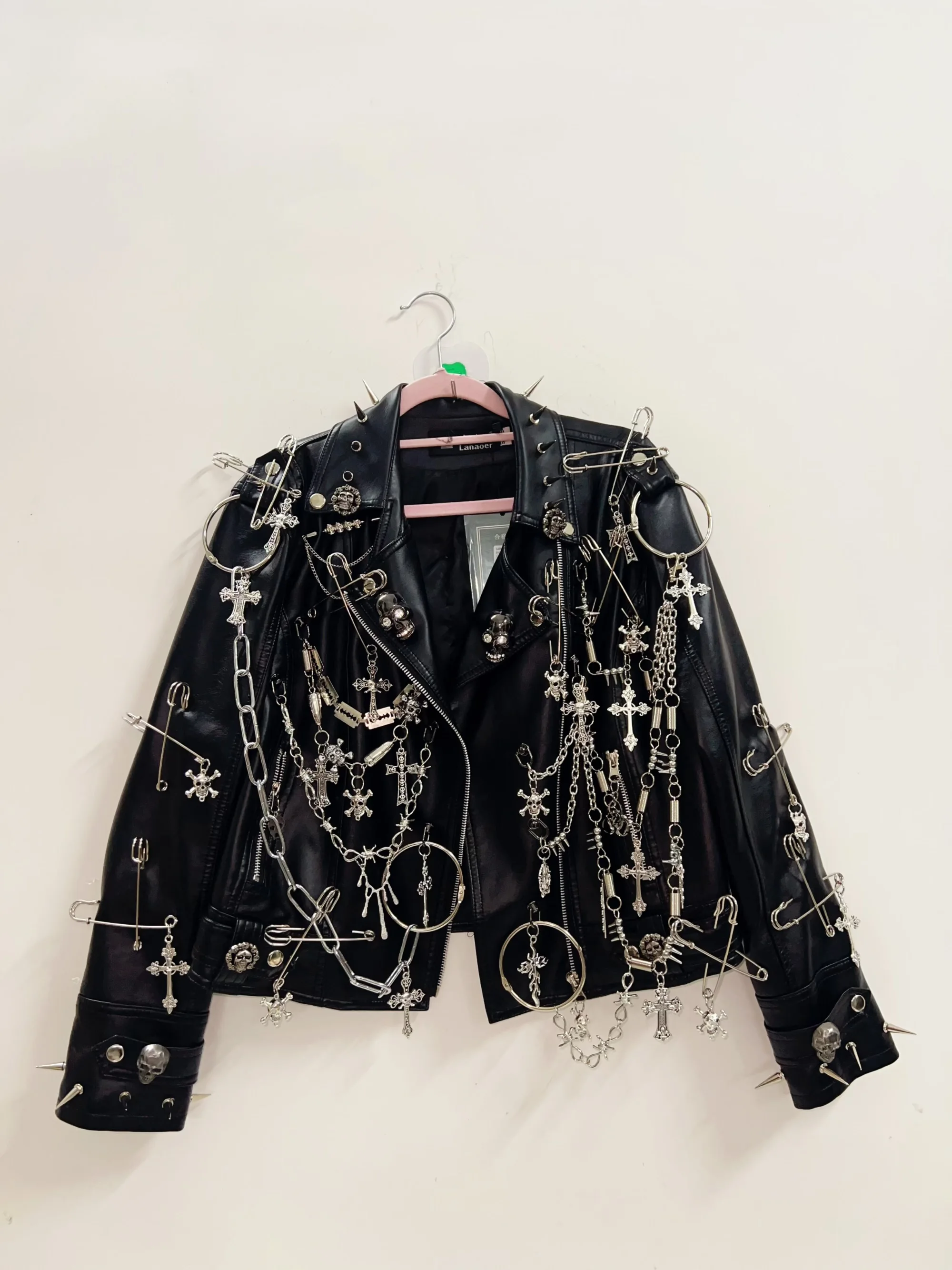 gothic clothes Gothic Jacket harajuku fashion Cross Jacket Skull Jacket vintage Jacket Punk Jacket y2k Jacket y2k fashion