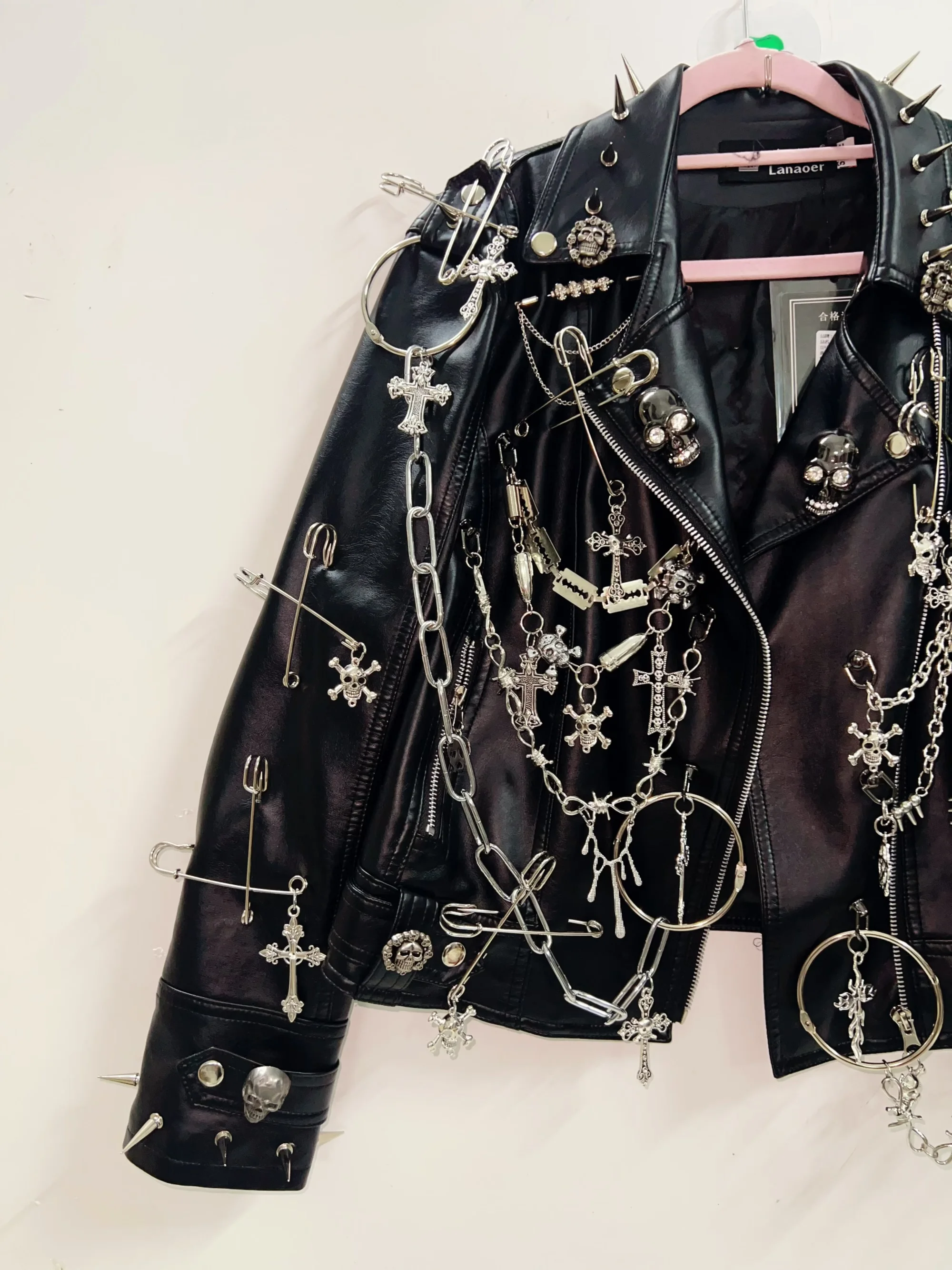 gothic clothes Gothic Jacket harajuku fashion Cross Jacket Skull Jacket vintage Jacket Punk Jacket y2k Jacket y2k fashion