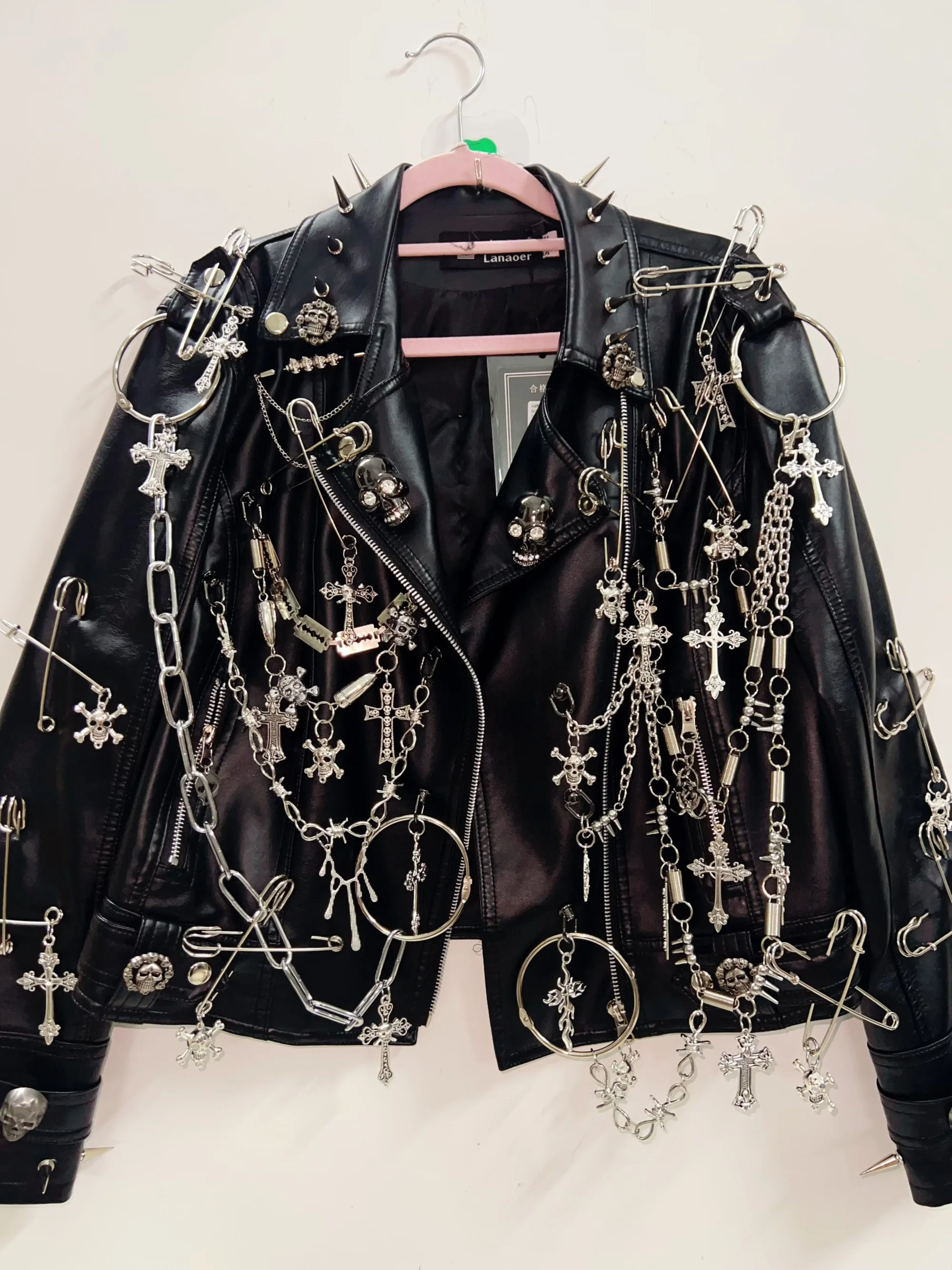 gothic clothes Gothic Jacket harajuku fashion Cross Jacket Skull Jacket vintage Jacket Punk Jacket y2k Jacket y2k fashion