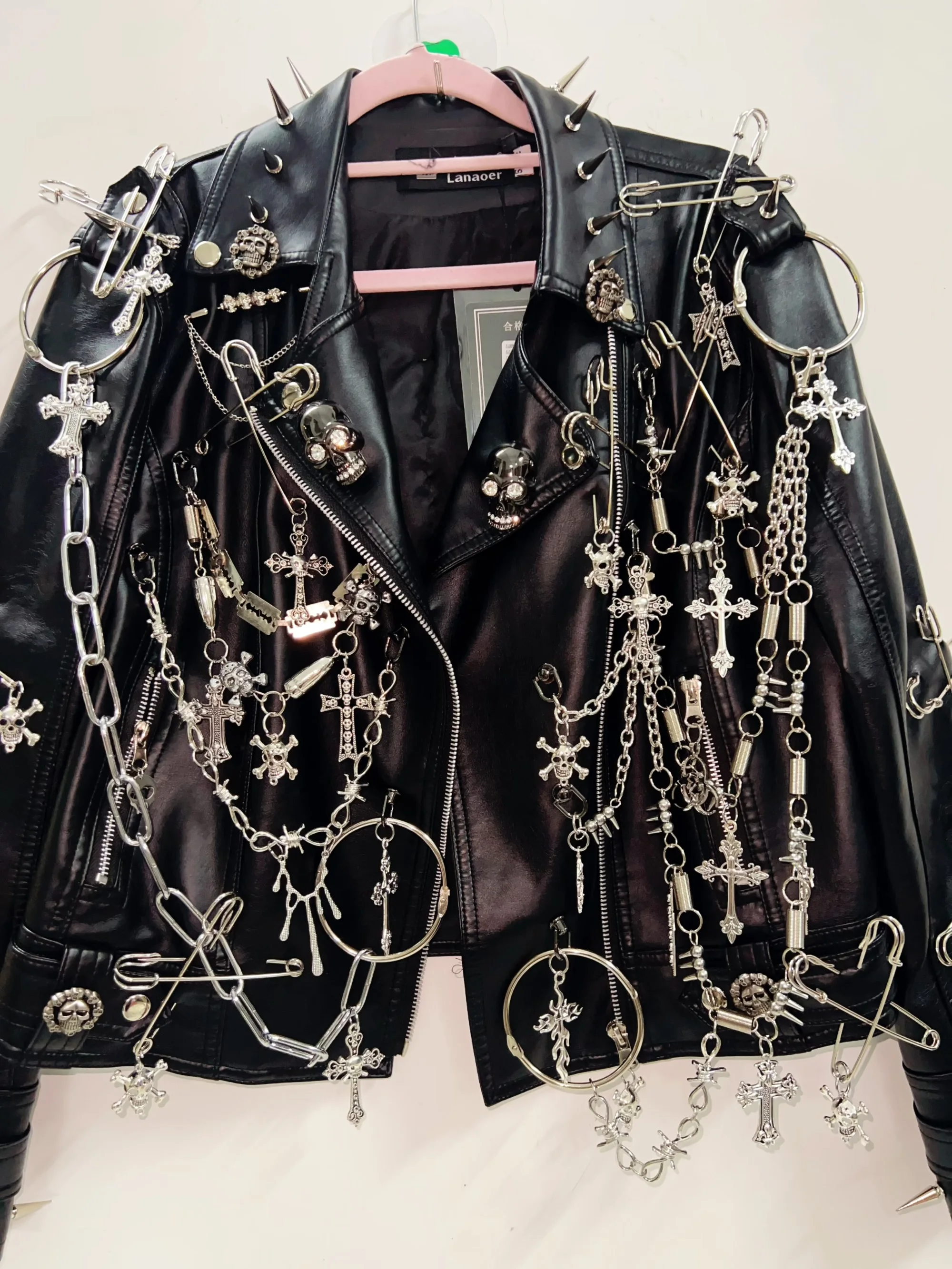 gothic clothes Gothic Jacket harajuku fashion Cross Jacket Skull Jacket vintage Jacket Punk Jacket y2k Jacket y2k fashion