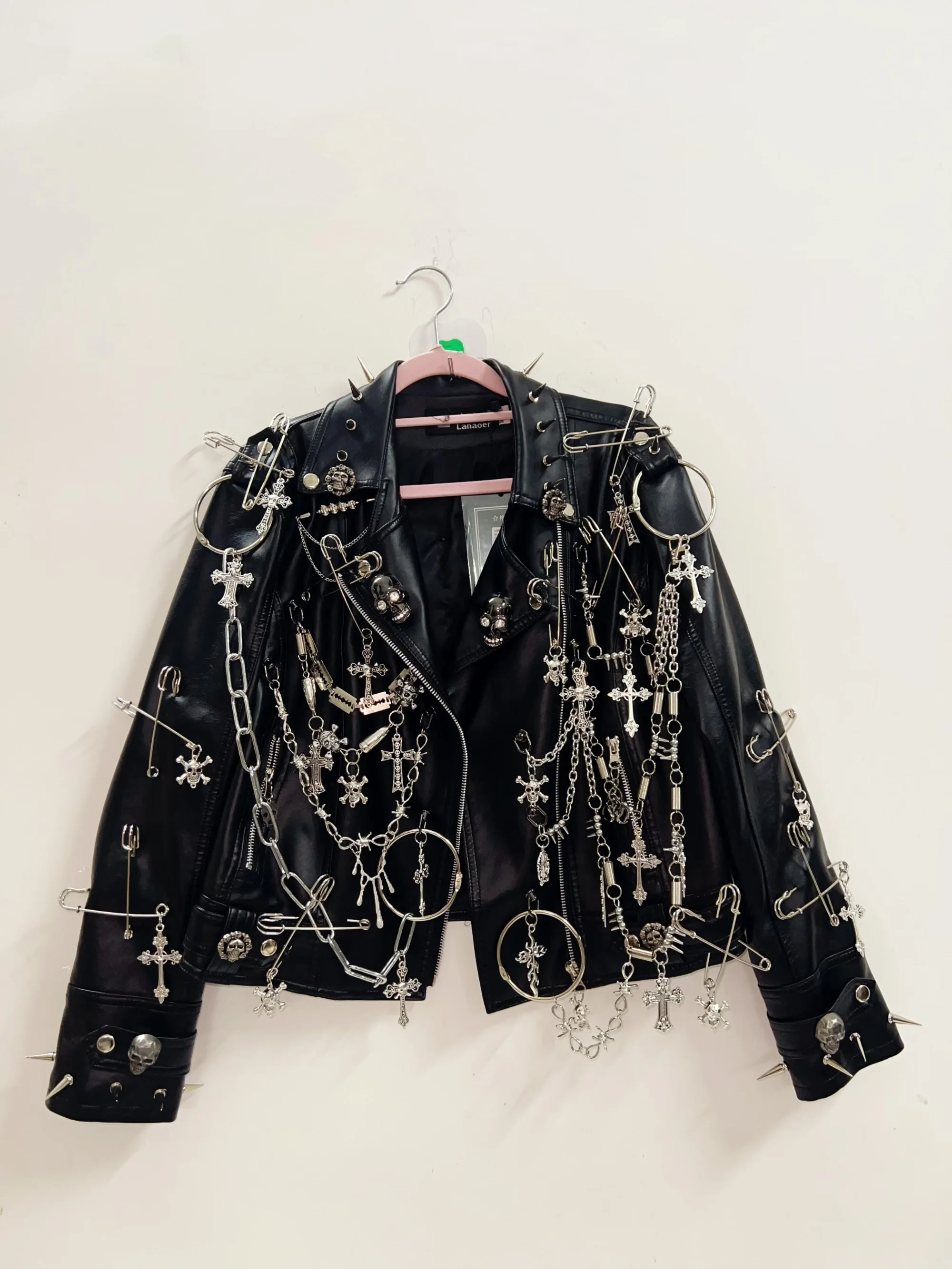 gothic clothes Gothic Jacket harajuku fashion Cross Jacket Skull Jacket vintage Jacket Punk Jacket y2k Jacket y2k fashion