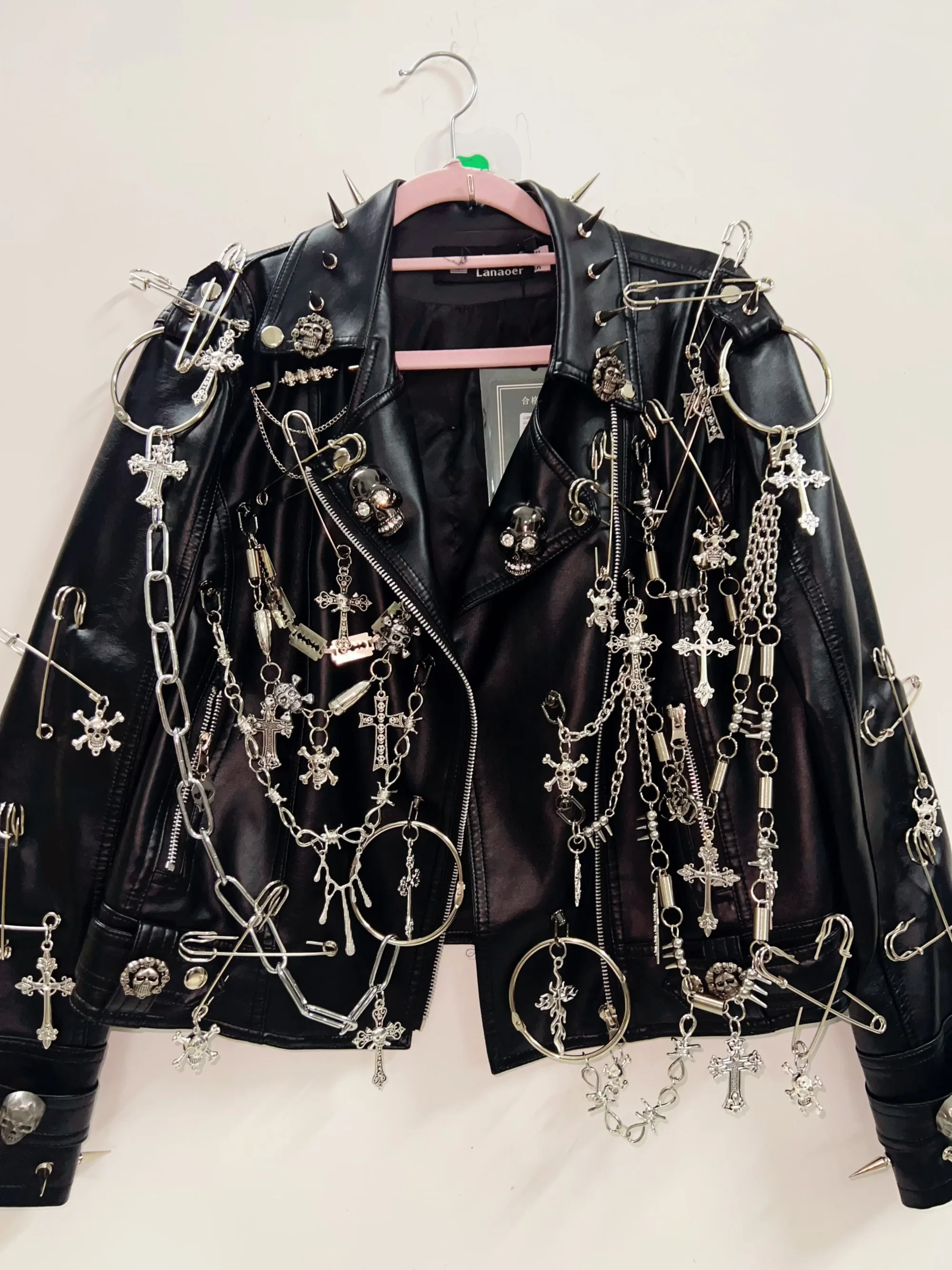 gothic clothes Gothic Jacket harajuku fashion Cross Jacket Skull Jacket vintage Jacket Punk Jacket y2k Jacket y2k fashion