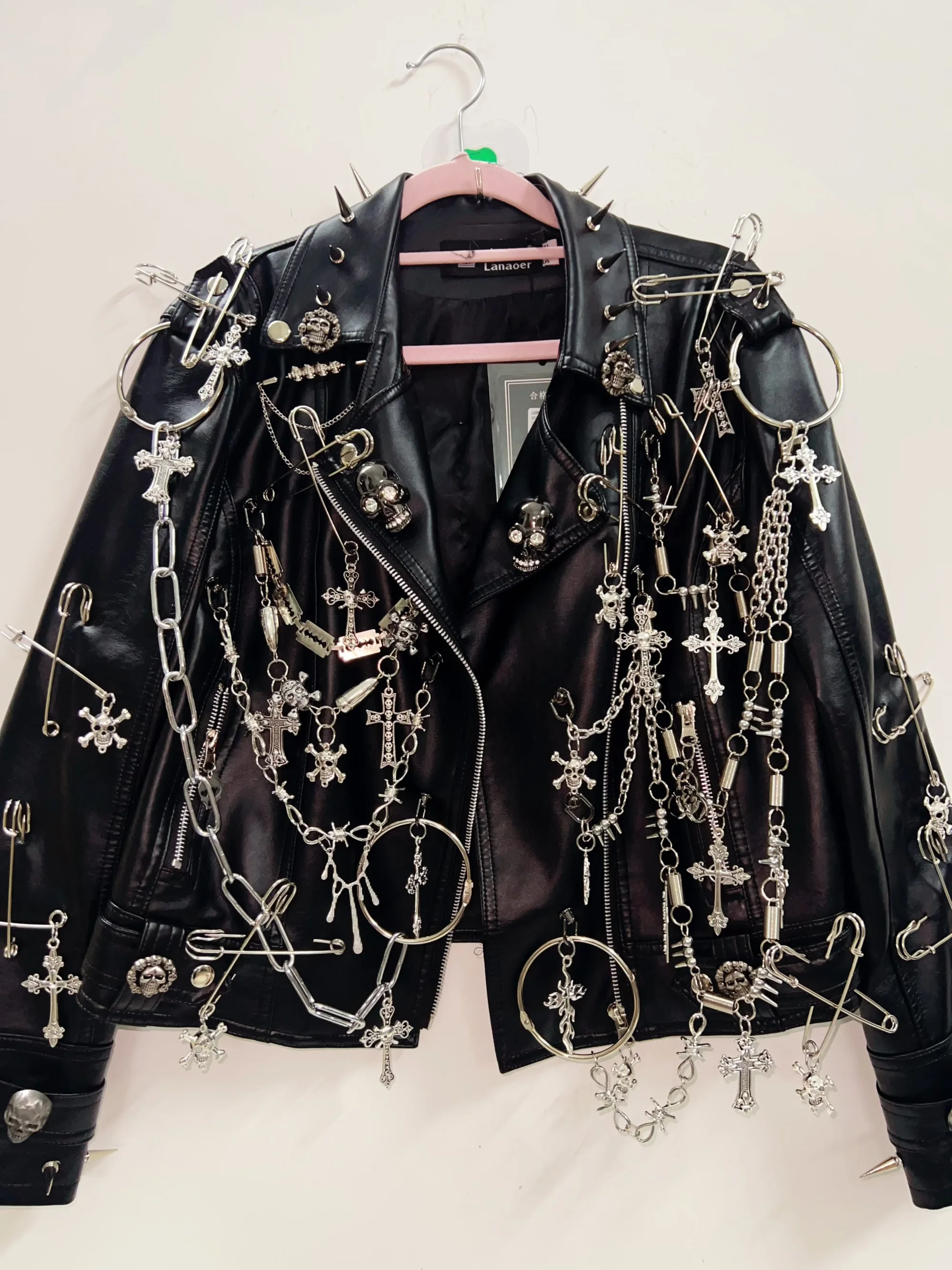gothic clothes Gothic Jacket harajuku fashion Cross Jacket Skull Jacket vintage Jacket Punk Jacket y2k Jacket y2k fashion