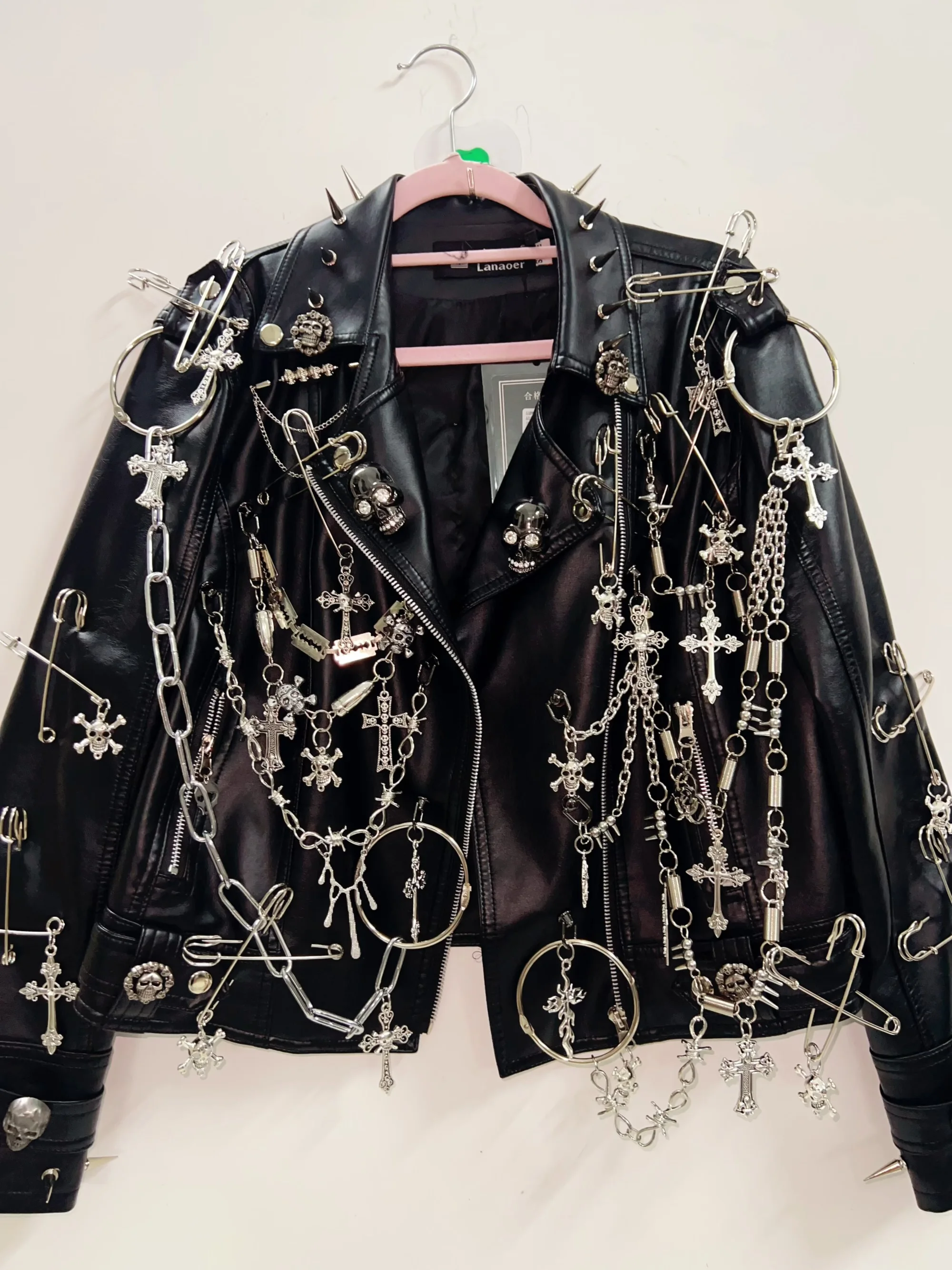 gothic clothes Gothic Jacket harajuku fashion Cross Jacket Skull Jacket vintage Jacket Punk Jacket y2k Jacket y2k fashion