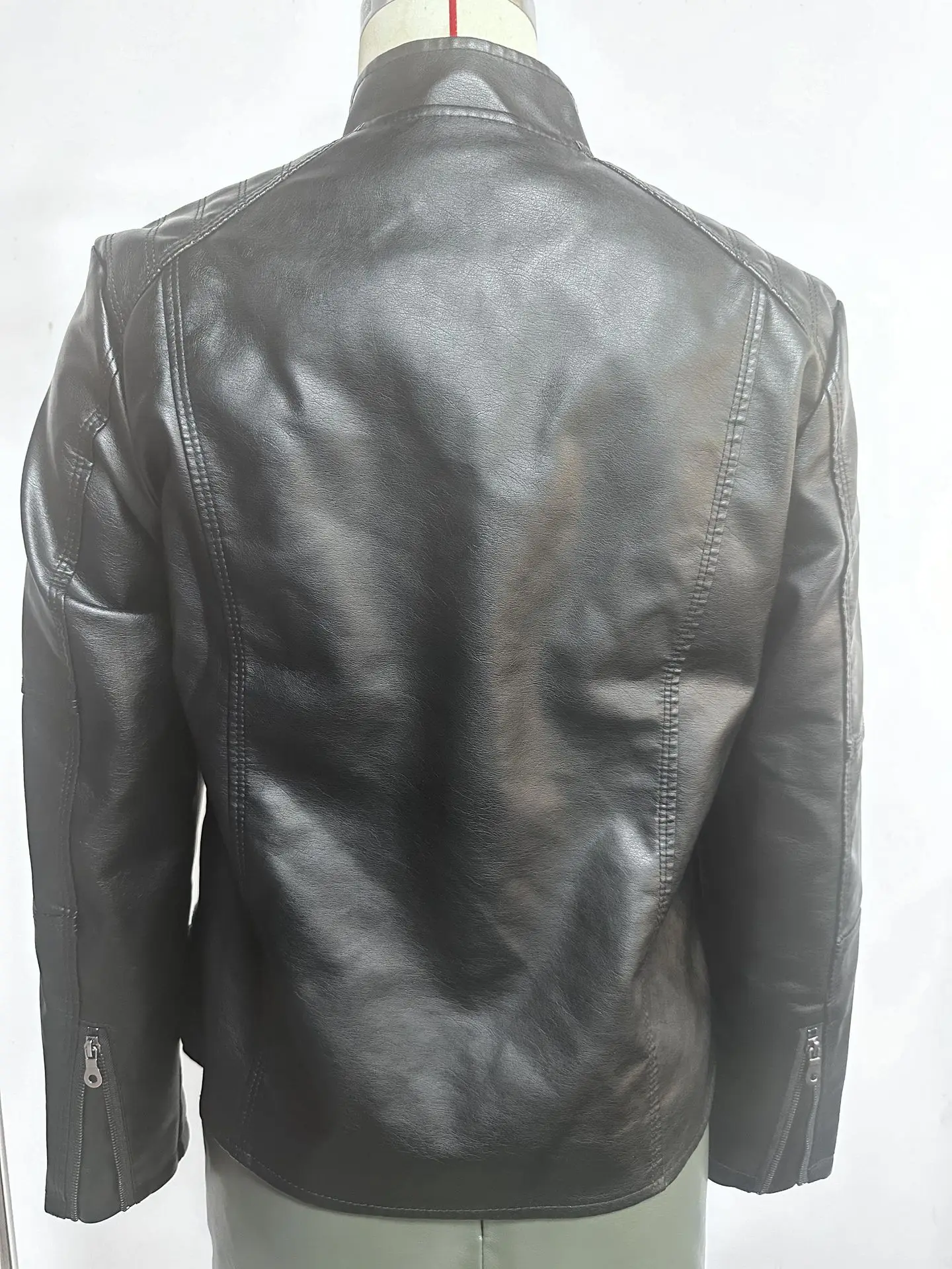 Leather Coat Spring Women Leather Jacket Slim Motorcycle Clothing Zipper Fashion Jackets and Coats Black High-Quality Clothing