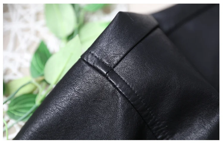 Amax luluE 2025 Autumn England Designer Womens Black Faux Leather Jackets Loose Casual Biker Coat Females Harajuku Pu Streetwear