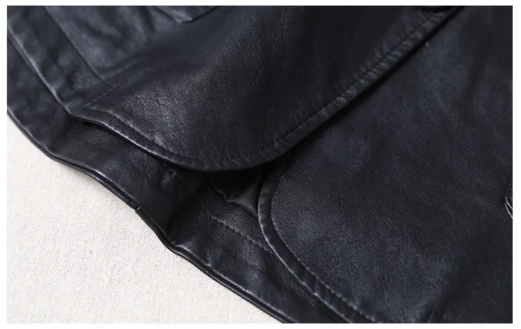 Amax luluE 2025 Autumn England Designer Womens Black Faux Leather Jackets Loose Casual Biker Coat Females Harajuku Pu Streetwear