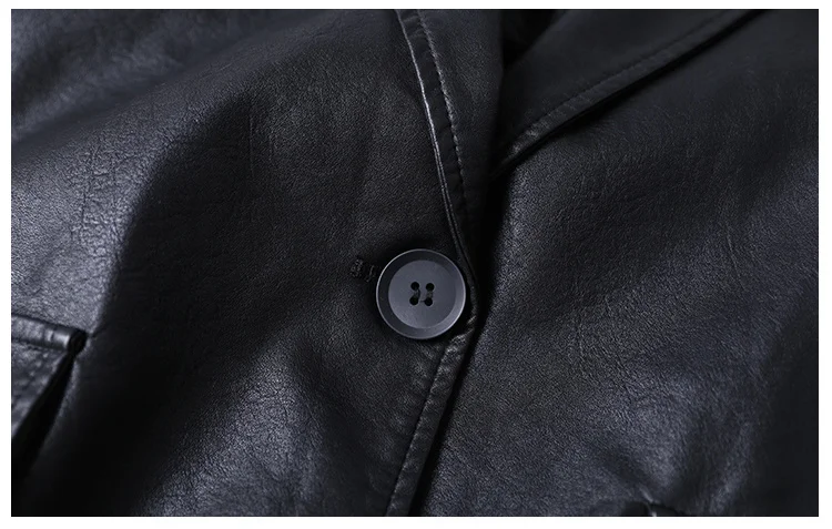 Amax luluE 2025 Autumn England Designer Womens Black Faux Leather Jackets Loose Casual Biker Coat Females Harajuku Pu Streetwear