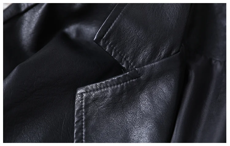 Amax luluE 2025 Autumn England Designer Womens Black Faux Leather Jackets Loose Casual Biker Coat Females Harajuku Pu Streetwear