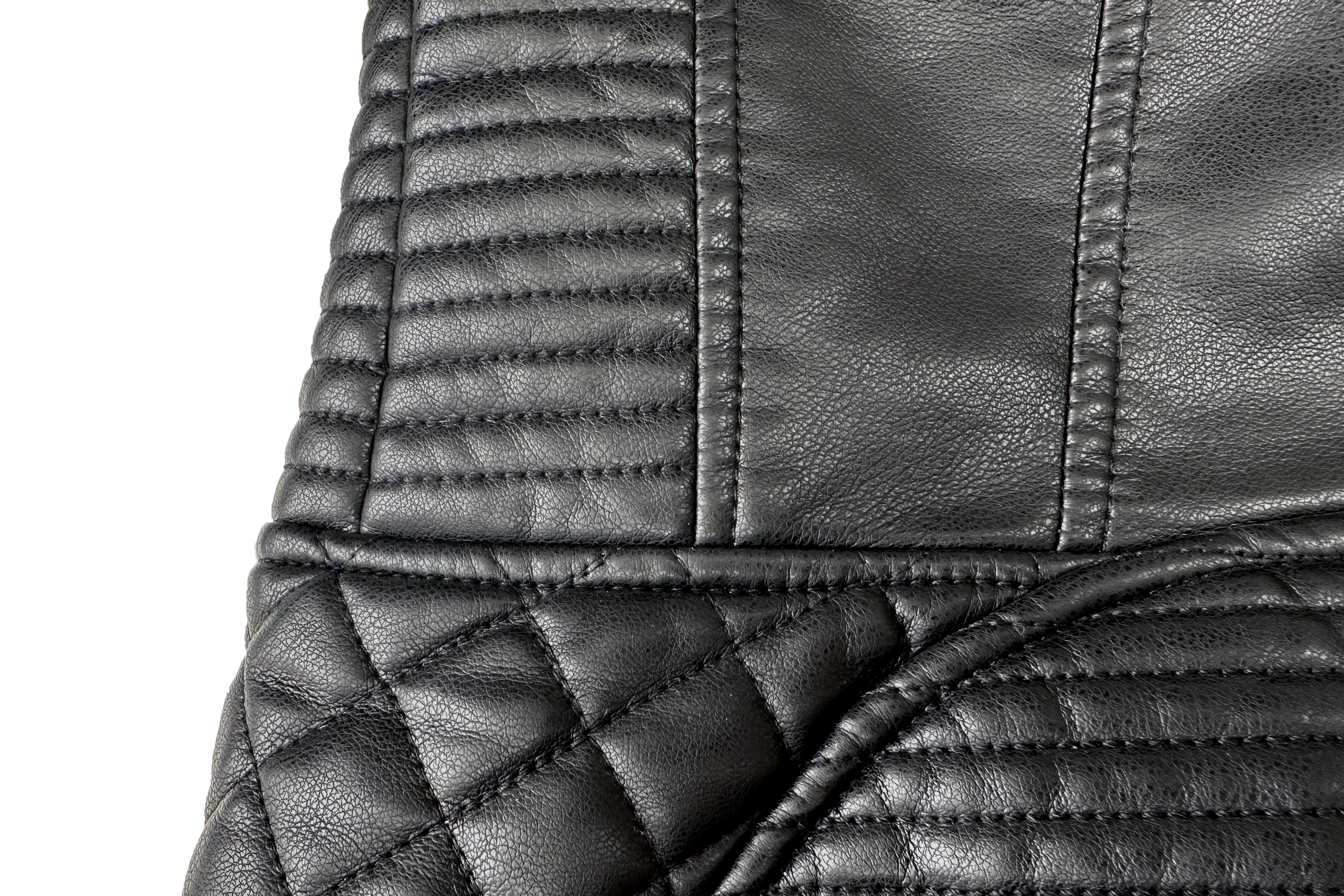 2025 New Spring Autumn Women Faux Pu Leather Short Jacket Embossed Motorcycle Biker Female Zipper Lapel Loose Coat Outwear