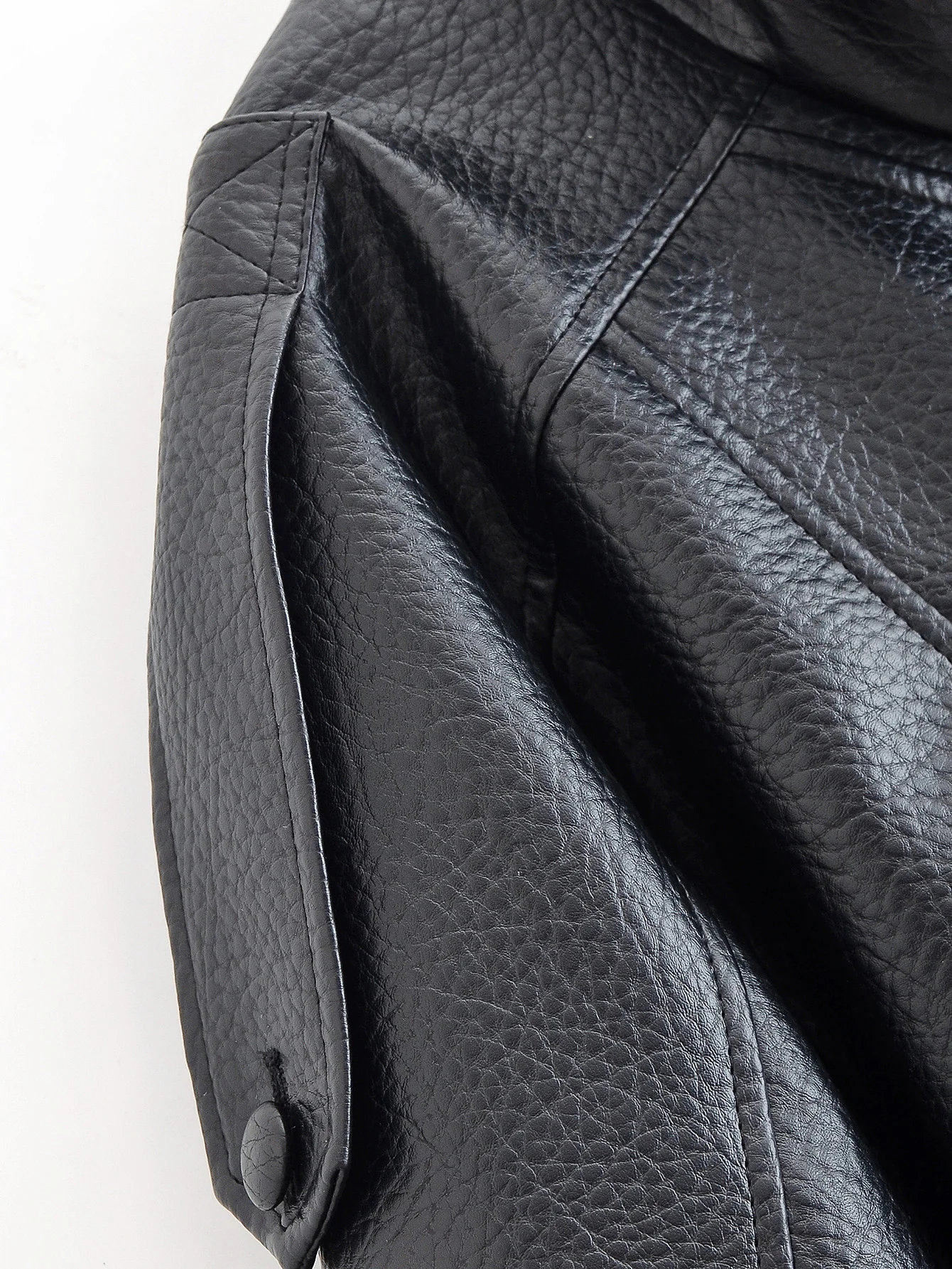 HH Autumn Faux Leather Jacket For Women Casual Solid Long Sleeve Zipper Pu Leather Coats New Fashion Female Streetwear