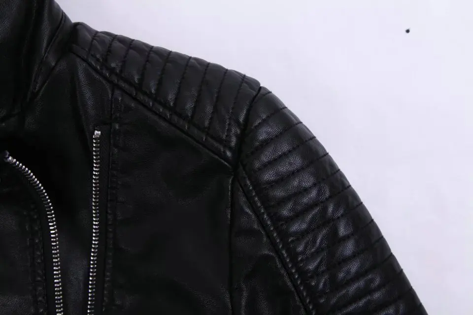2026 Hot Fashion Women New Winter Warm Faux Leather Jackets with Fur Collar Belt Ladies Thick Black Moto & Biker Outerwear Coats