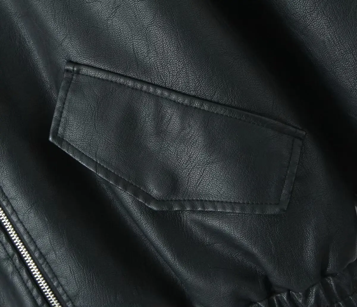 2026 Fashion Streetwear Women Retro Loose Black PU Faux Leather Jacket Spring Autumn Lady Vintage Zipper Coat Moto Biker Outwear