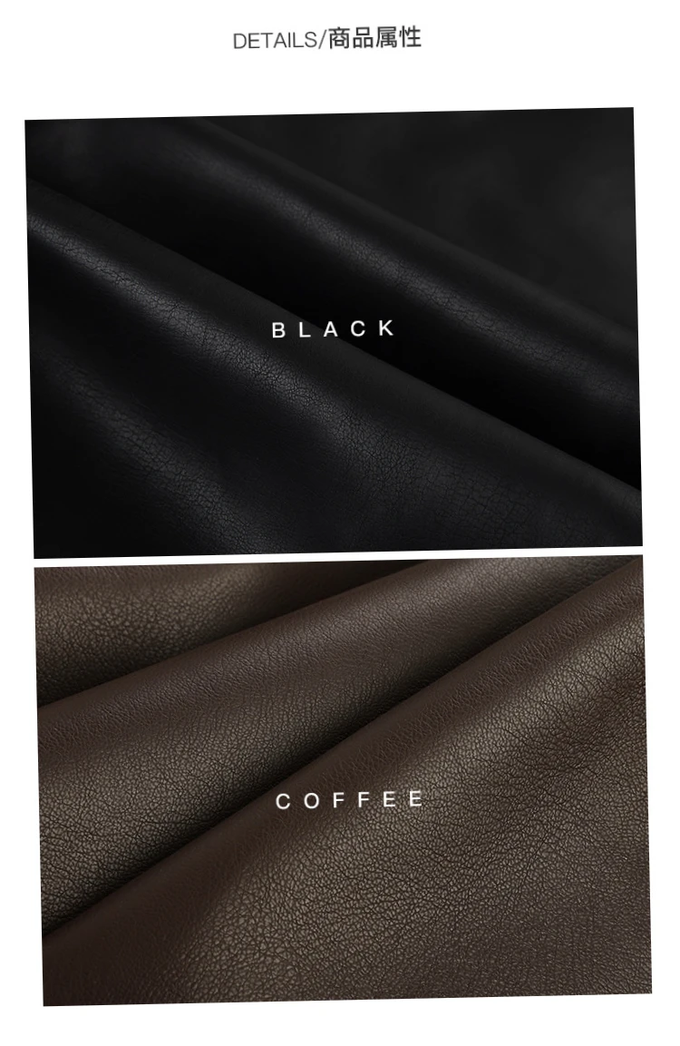 Ladies Fashion Black PU Leather Suit Jacket Spring and Autumn New High-grade Texture Solid Color Loose Small Suit Leather Woman
