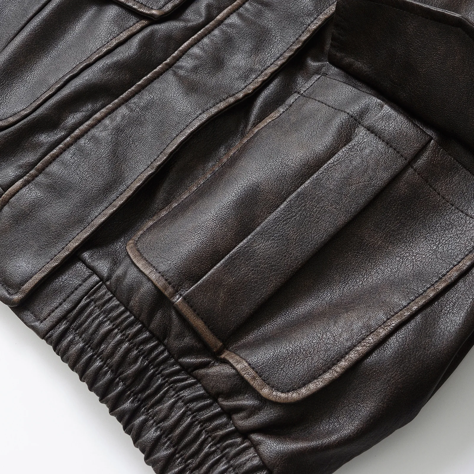 Faux Leather Women Jackets Pu Coats Turn Down Collar Coat Casual Loose Y2k Streetwear Splice Work Jacket Autumn Winter 2025