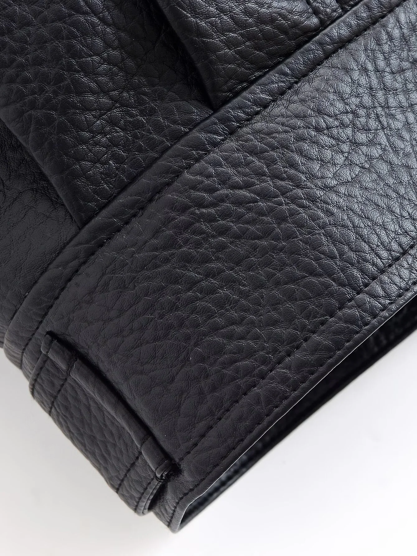 Street Metal Buckle Short Leather Jackets Women Solid Lapel Zipper Long Sleeve Warm Coats 2025 Autumn Lady Chic Thick Outwears