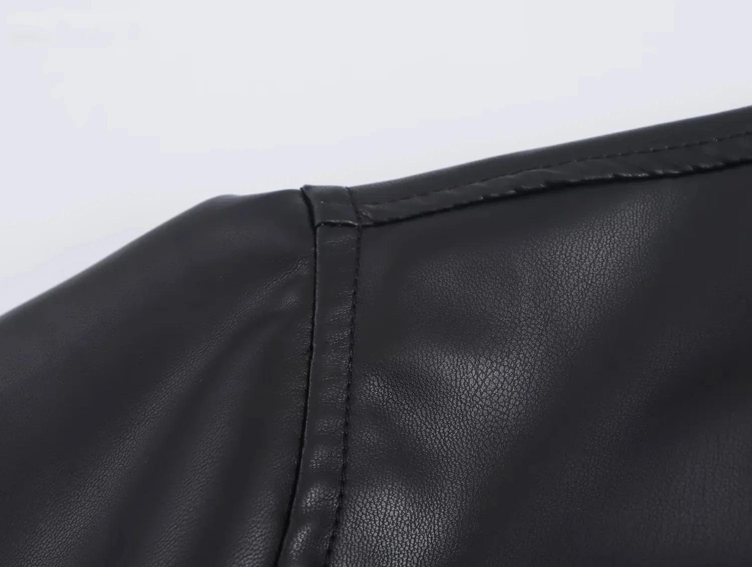 KONDALA 2026 Spring Summer Brown Business Casual Faux Leather Women Jackets Chic Valentine‘s Day Spliced Zipper Ladies Jackets