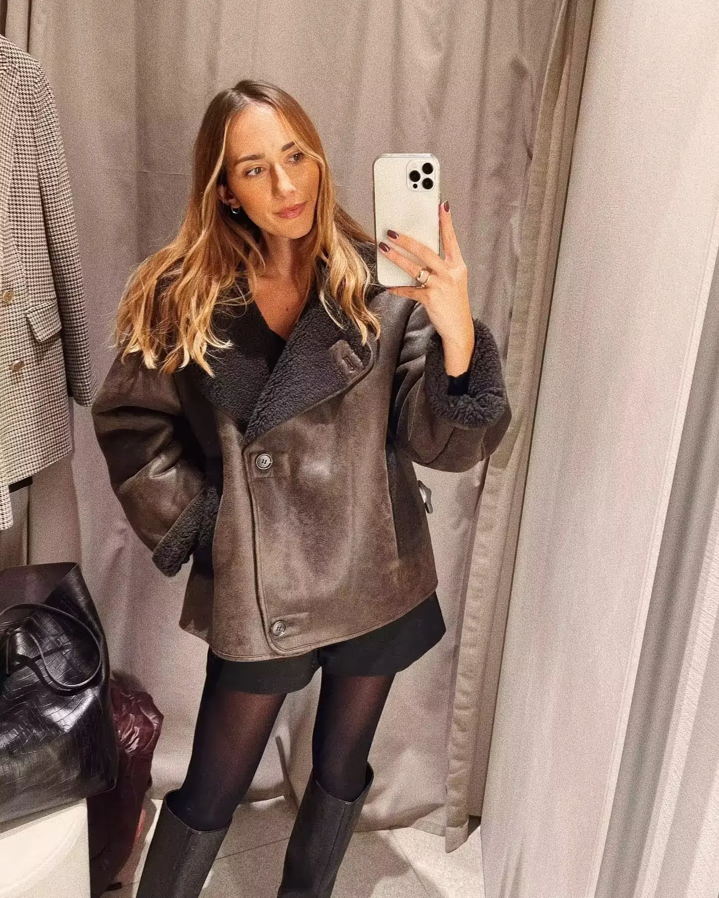 2023 Winter Women Warm Jacket Vintage Casual Solid Faux Leather Long Sleeve Coat Female Windbreaker Outwear Lapel Tops