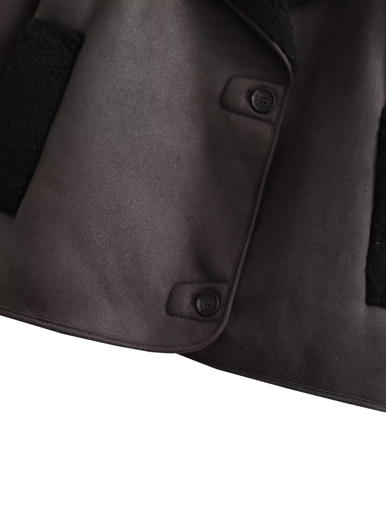2023 Winter Women Warm Jacket Vintage Casual Solid Faux Leather Long Sleeve Coat Female Windbreaker Outwear Lapel Tops