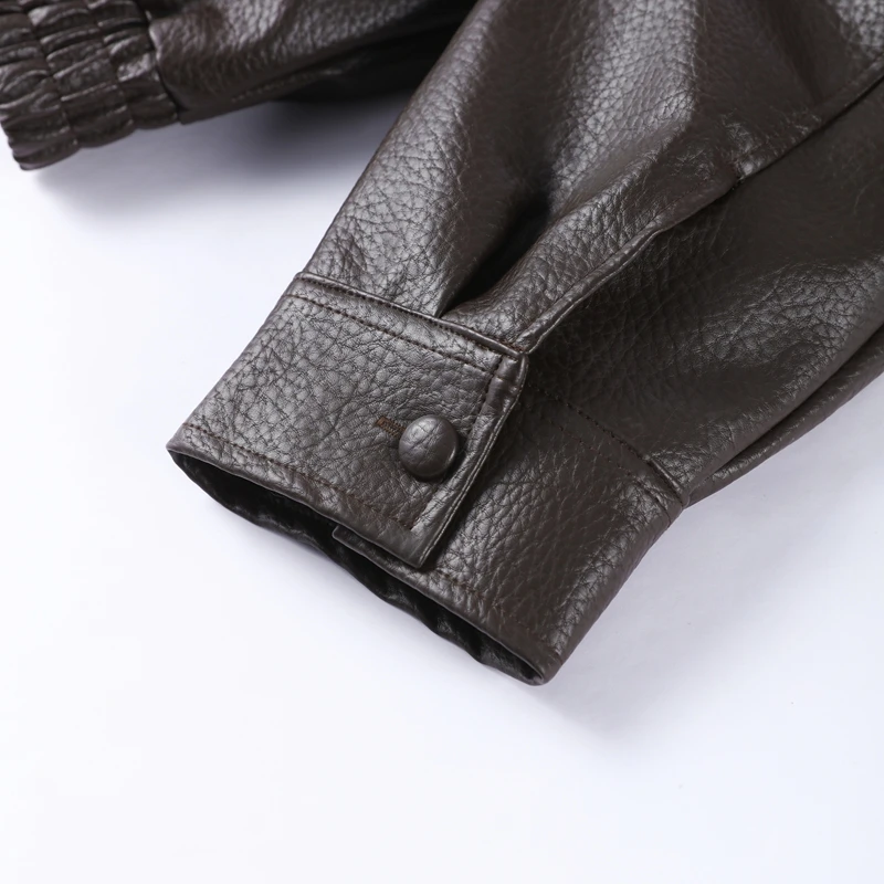 Black Asymmetry Buttons Leather Jackets Women Lapel Long Sleeve Warm Street Jacket 2025 Autumn Winter Lady Thick Outwear New