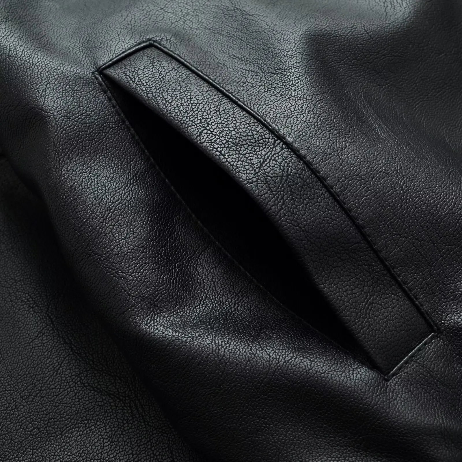 Vintage PU Leather Bomber Jackets 2025 Autumn New Ladies Zipper Lapel Long Sleeve Pocket Coat Brand Women's Loose Streetwear Hot