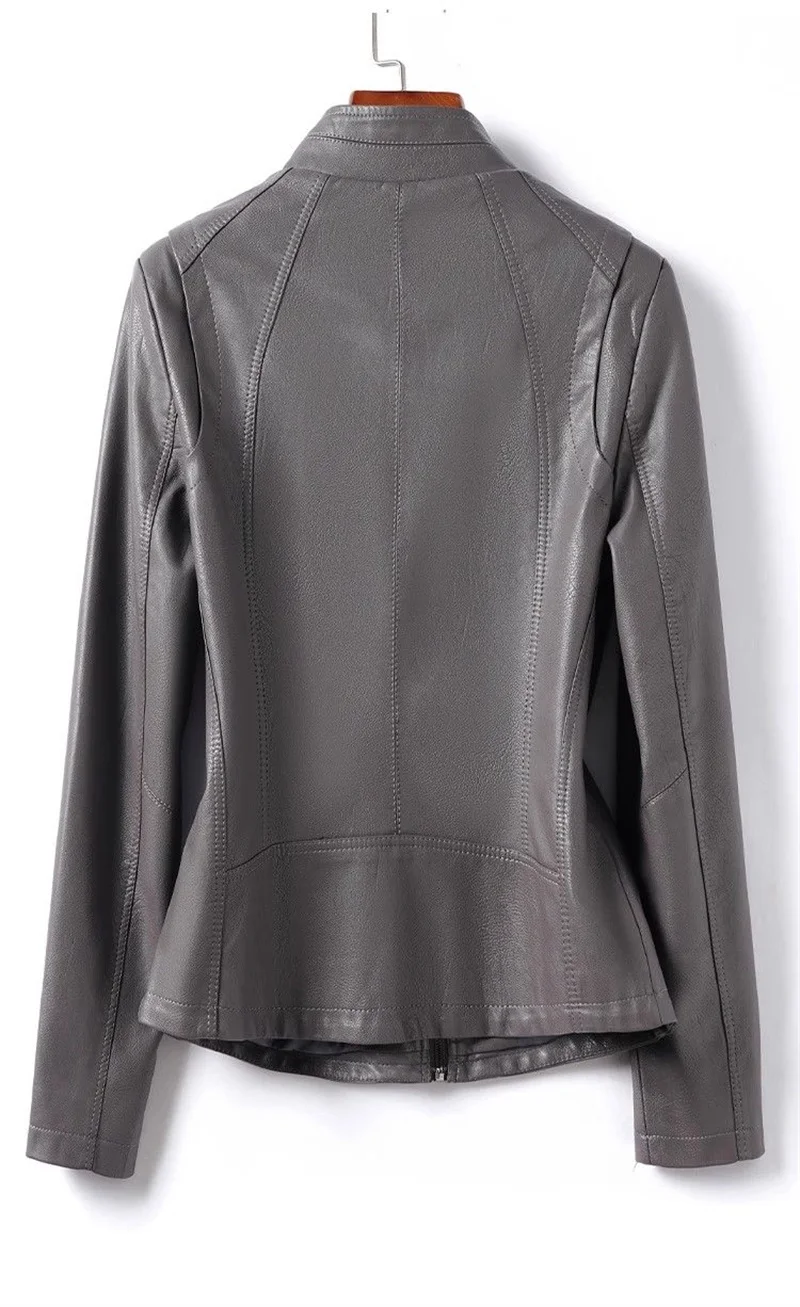 Spring Autumn Women Sheep Skin Coat 2024 Ladies Large Size 5XL Genuine Leather Jacket Korean Female Stand Collar Leather Tops