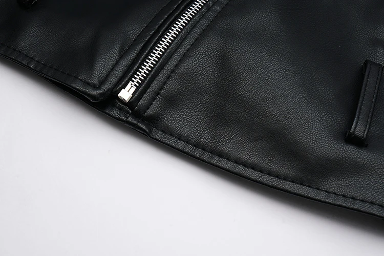 FTLZZ Spring Autumn Faux Leather Jackets Women Loose Casual Coat Female Drop-shoulder Motorcycles Locomotive Outwear With Belt