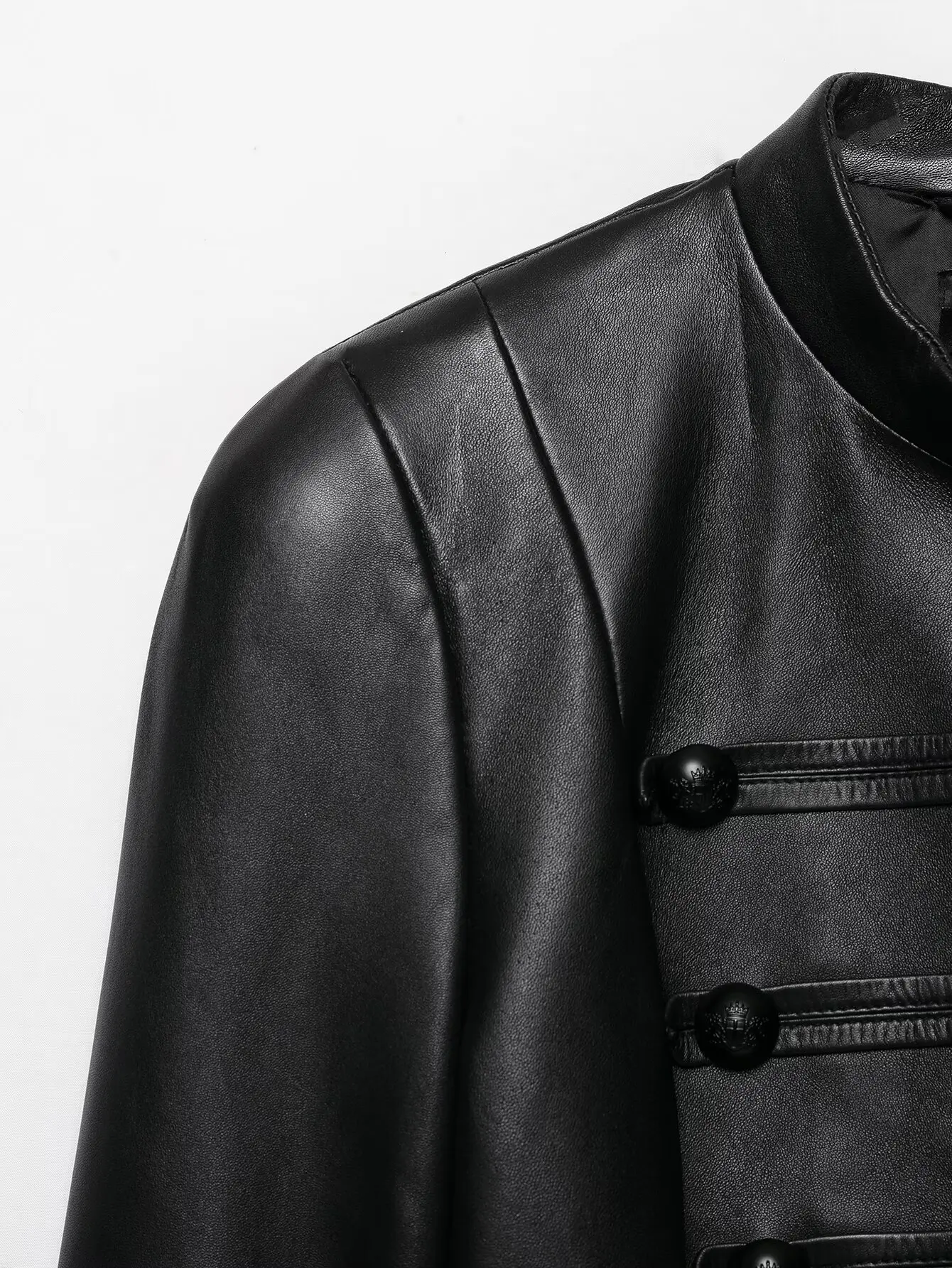 Faux Leather Jackets Women's Black Long Sleeve Pu Faux Jackets With Button Outwear 2026 Streetwear Vintage Coat Woman Jacket Top