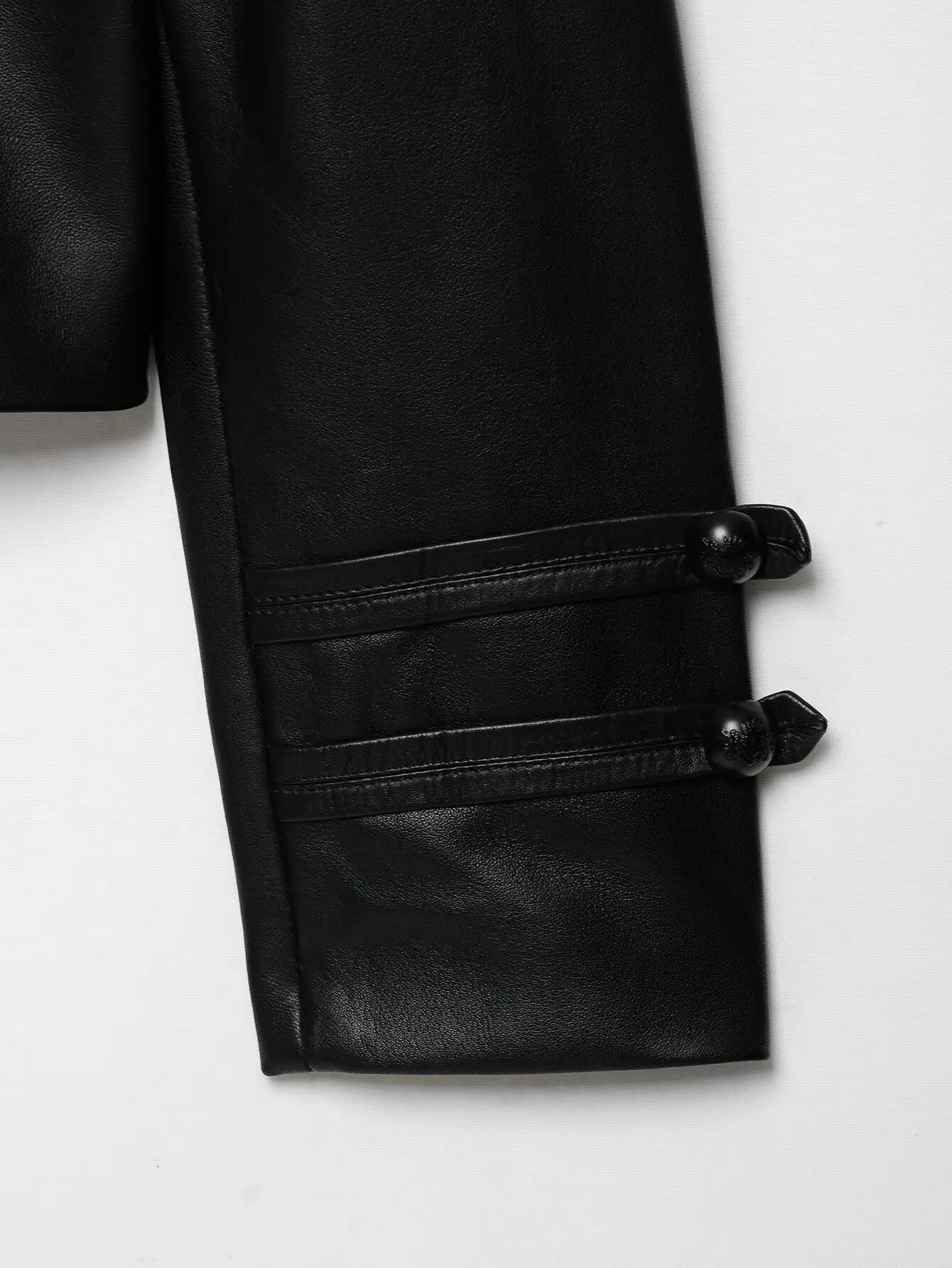 Faux Leather Jackets Women's Black Long Sleeve Pu Faux Jackets With Button Outwear 2026 Streetwear Vintage Coat Woman Jacket Top