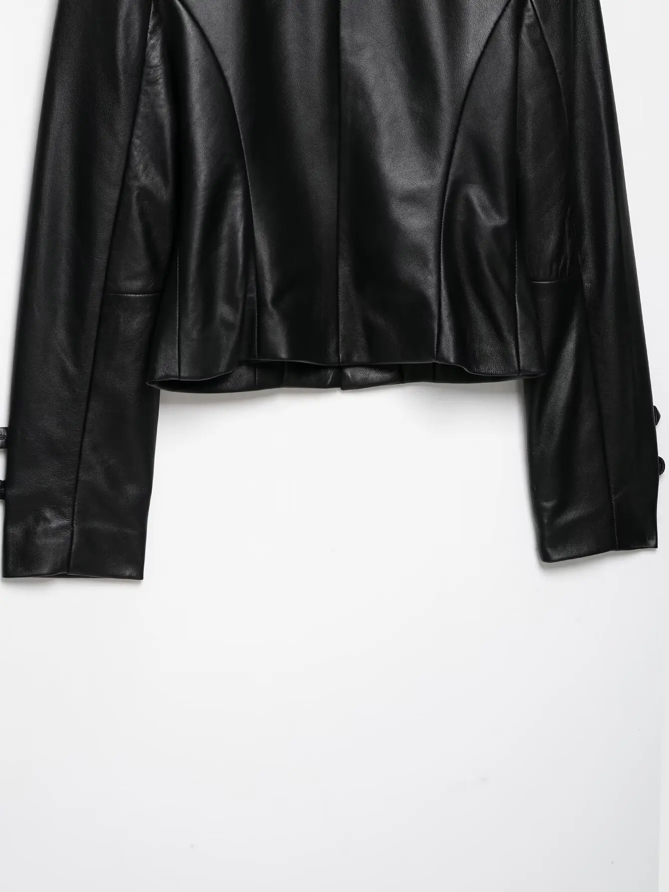 Faux Leather Jackets Women's Black Long Sleeve Pu Faux Jackets With Button Outwear 2026 Streetwear Vintage Coat Woman Jacket Top
