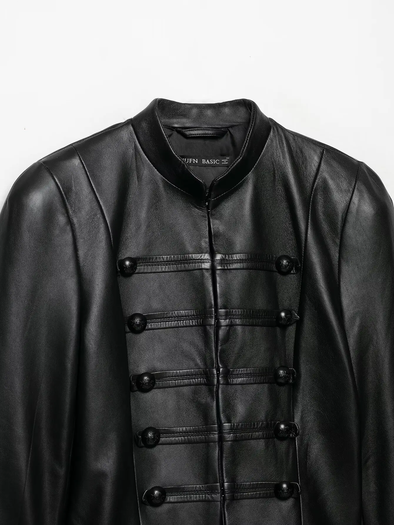 Faux Leather Jackets Women's Black Long Sleeve Pu Faux Jackets With Button Outwear 2026 Streetwear Vintage Coat Woman Jacket Top